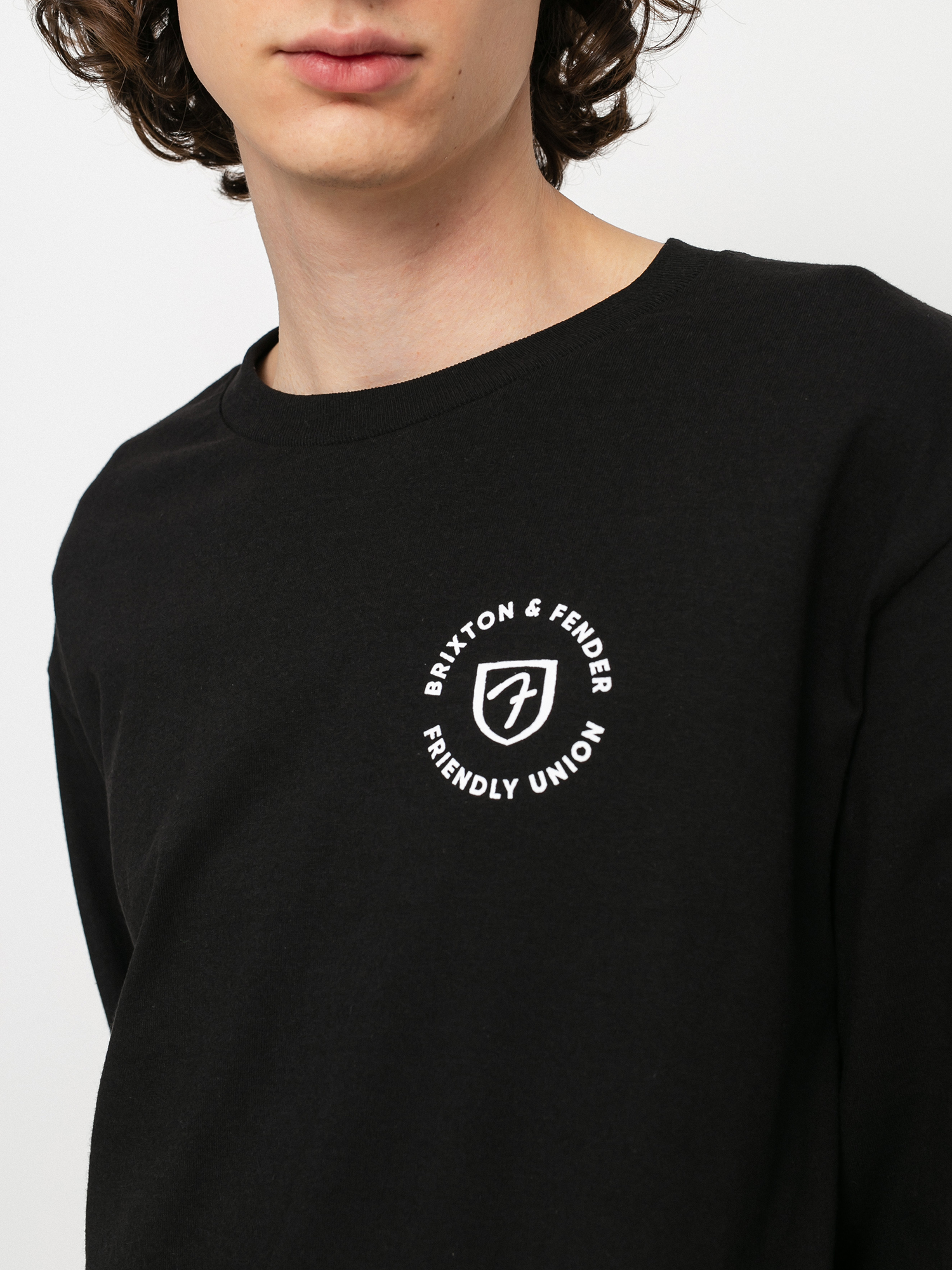 Longsleeve Brixton Fender Highway (black)