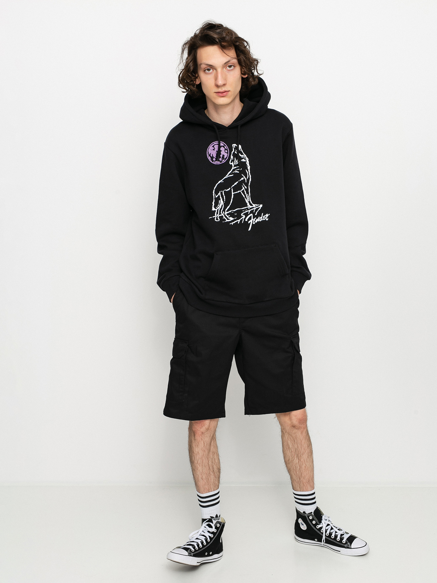 Bluza z kapturem Brixton Fender Howlin HD (black)