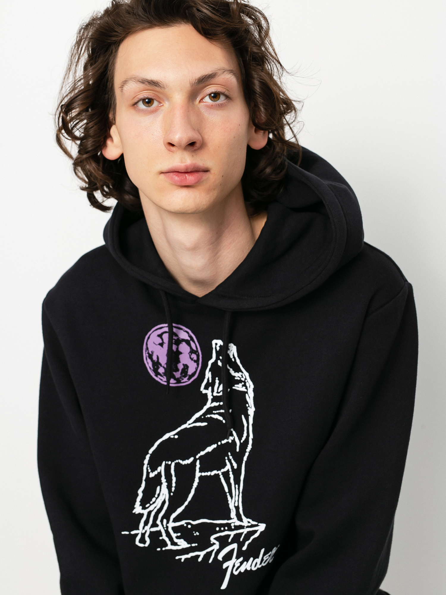 Bluza z kapturem Brixton Fender Howlin HD (black)