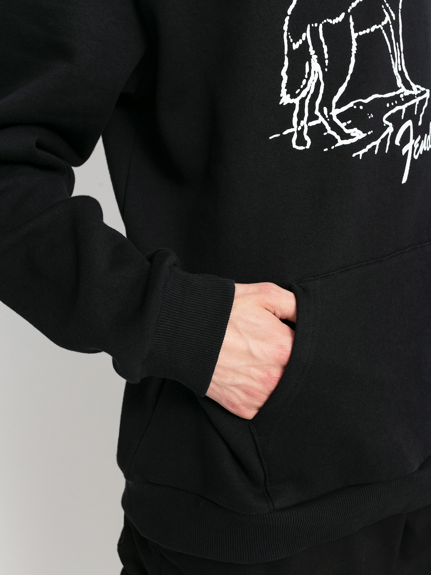 Bluza z kapturem Brixton Fender Howlin HD (black)