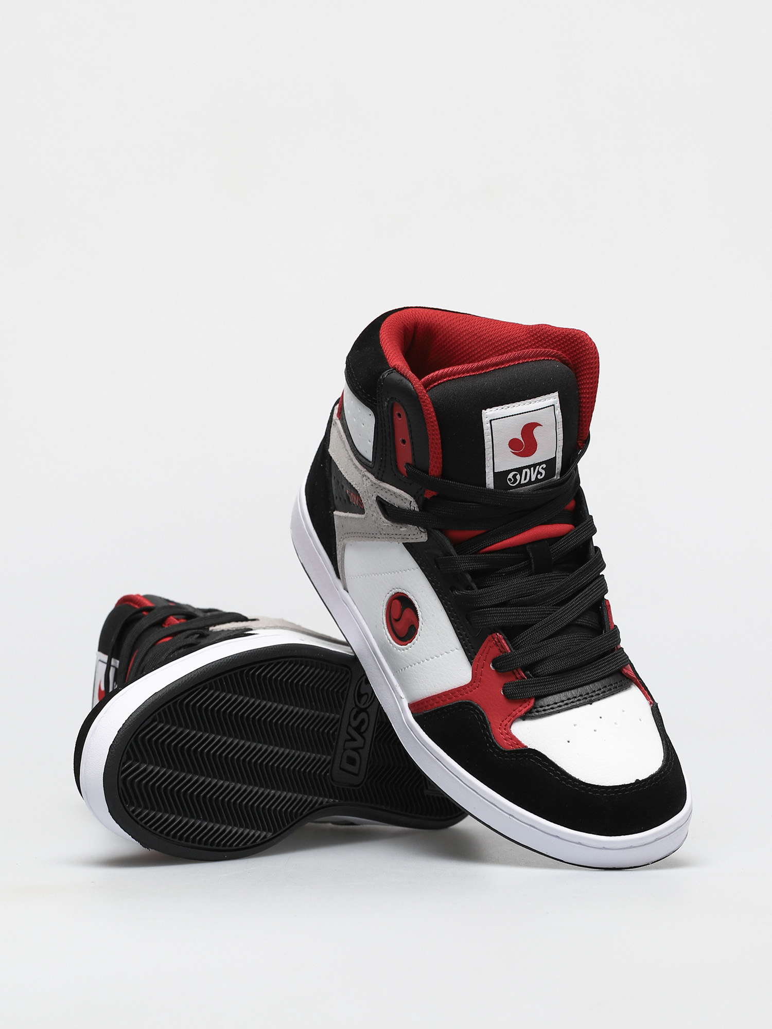 Buty DVS Honcho (white black red suede)