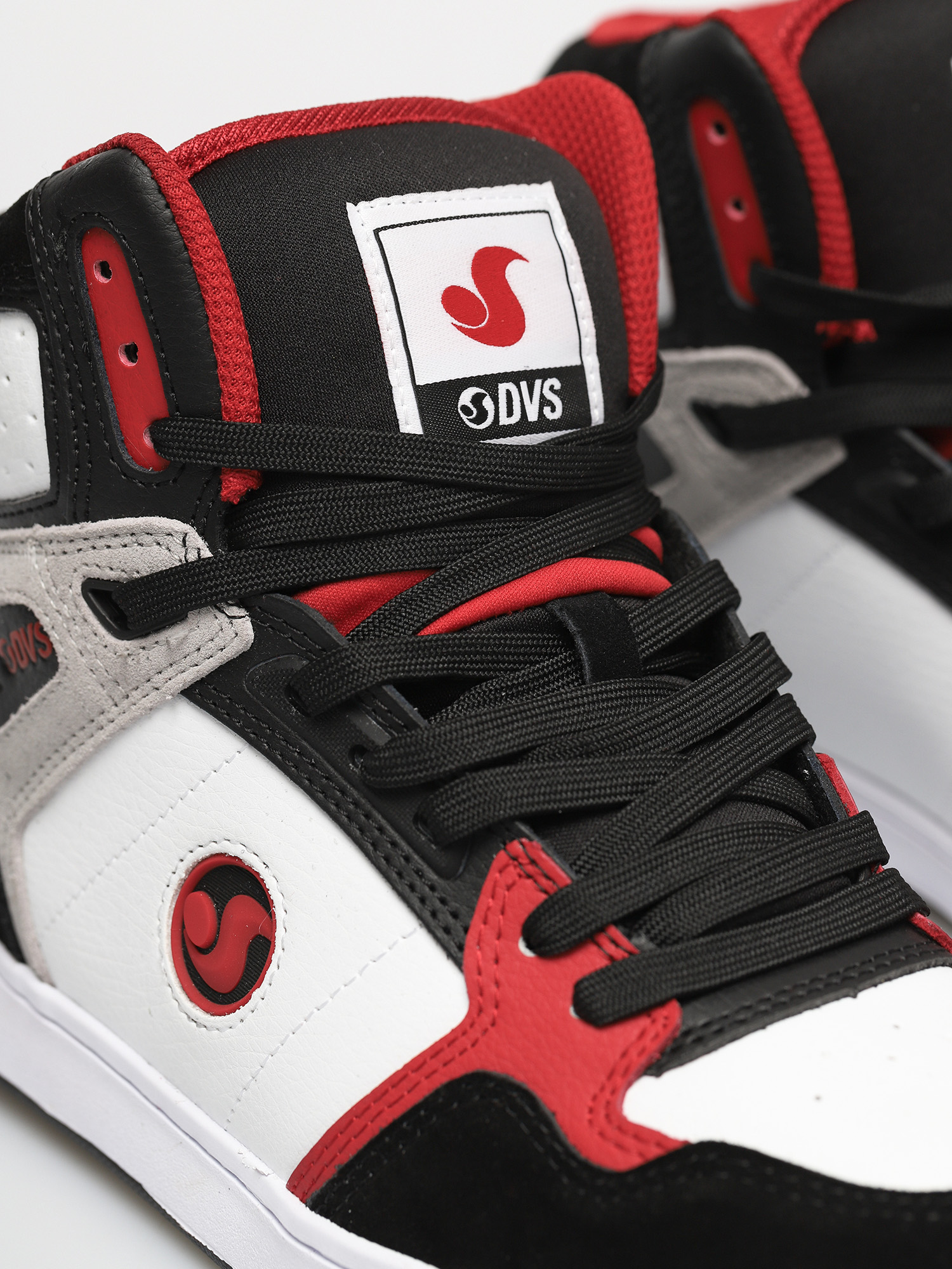 Buty DVS Honcho (white black red suede)