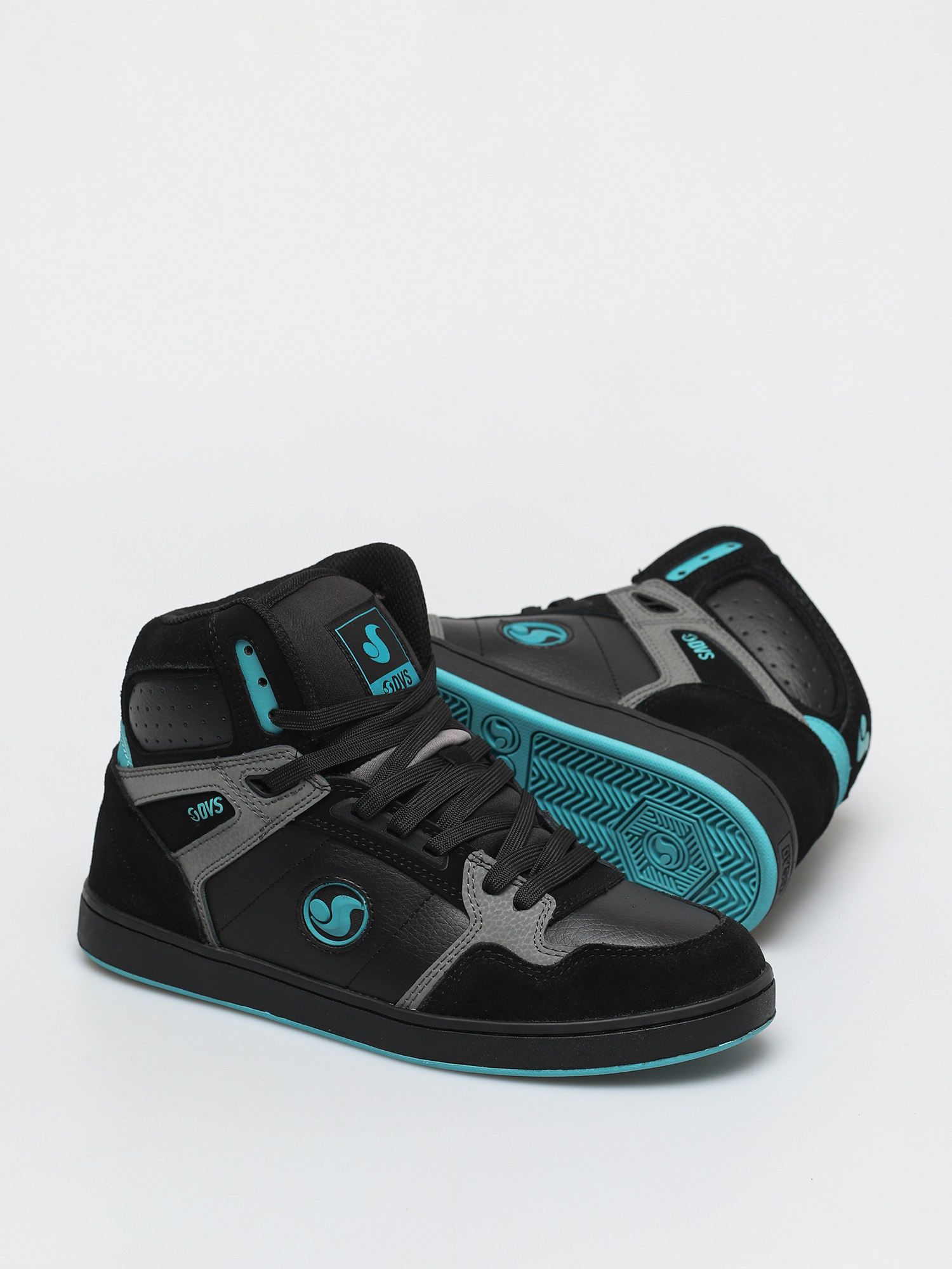 Buty DVS Honcho (black charcoal turquois suede)