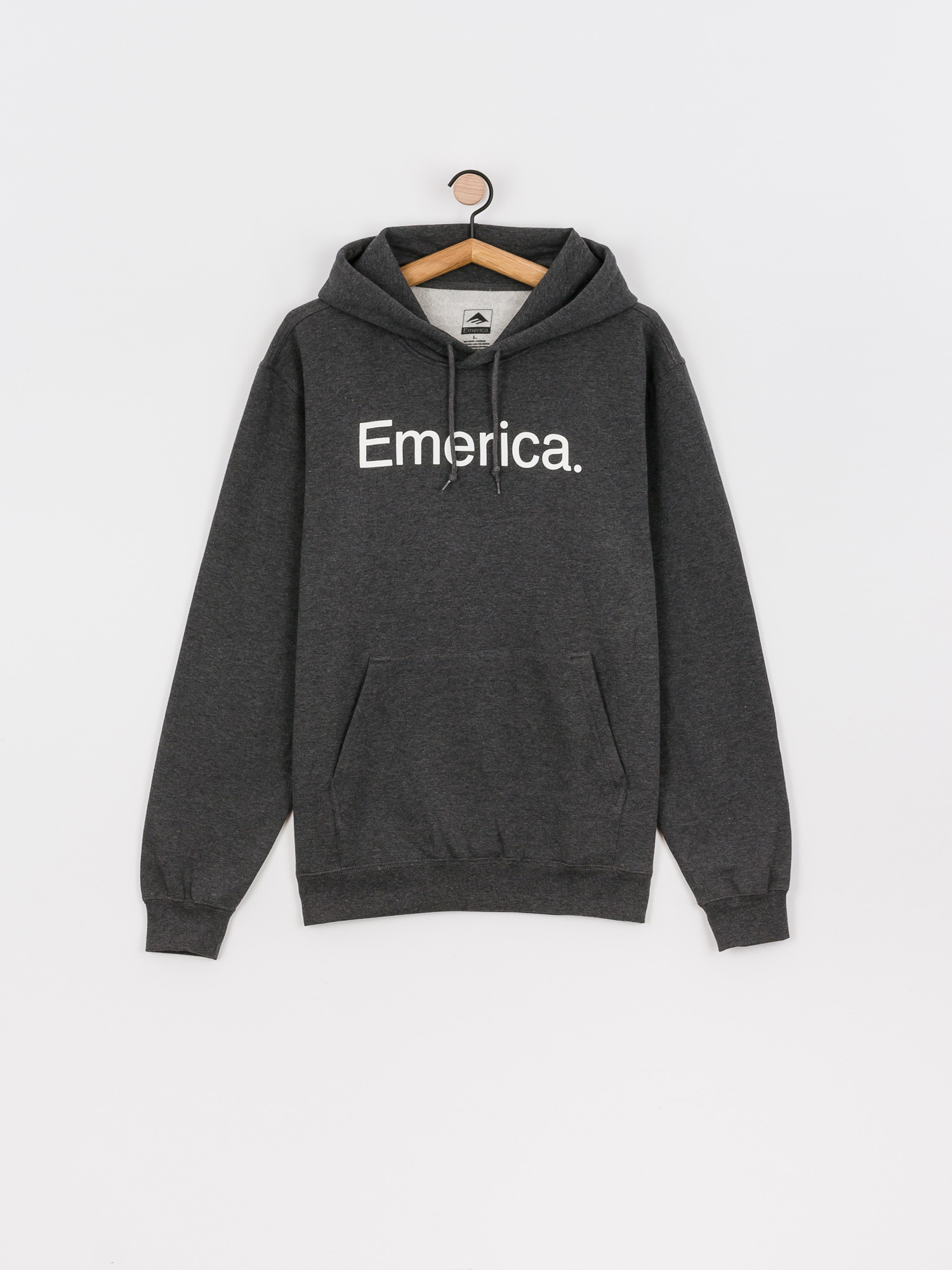 Bluza z kapturem Emerica Pure Logo HD (charcoal/heather)