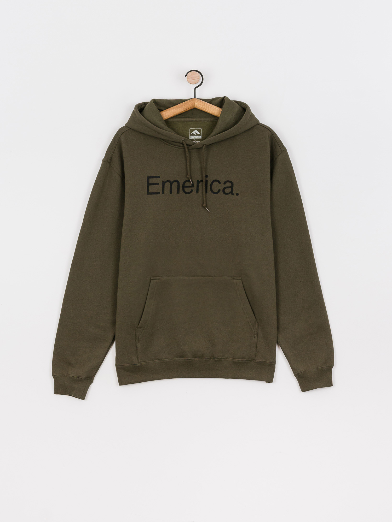 Bluza z kapturem Emerica Pure Logo HD (army)