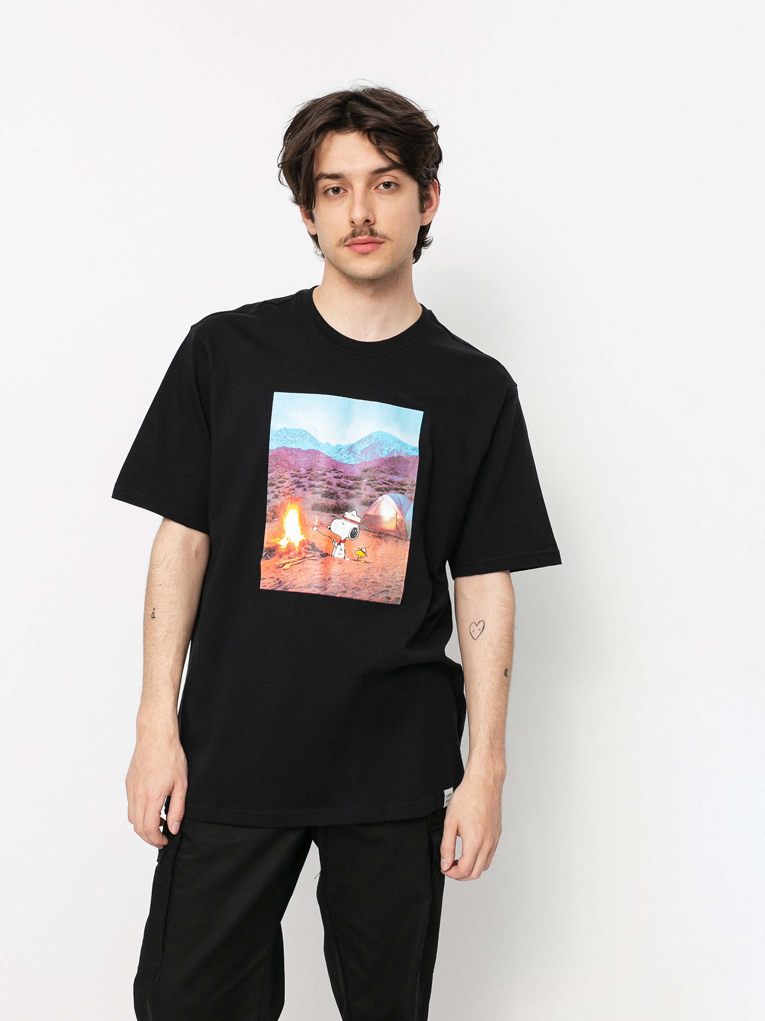 T-shirt Element Peanuts Adventure (flint black)