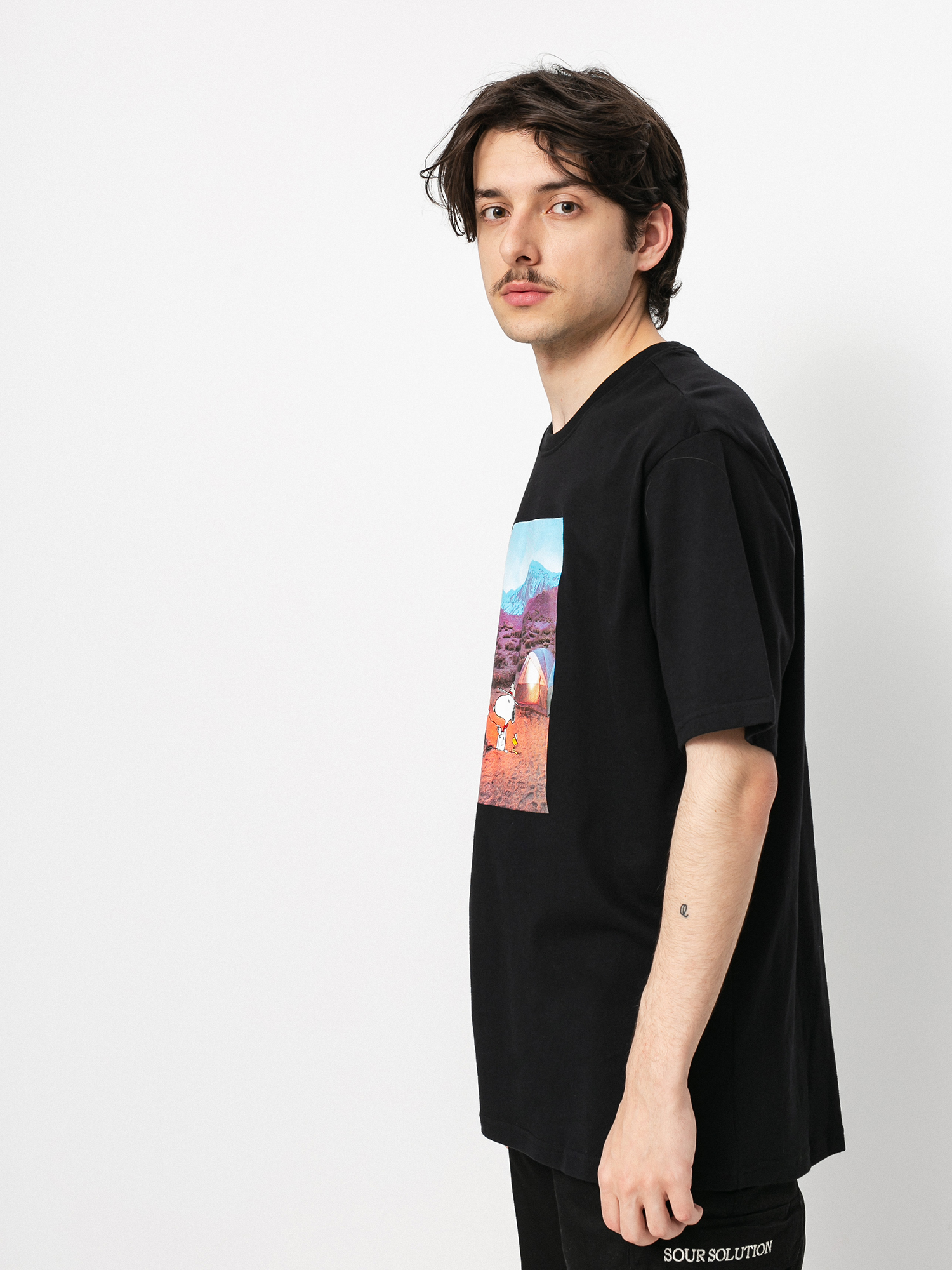 T-shirt Element Peanuts Adventure (flint black)