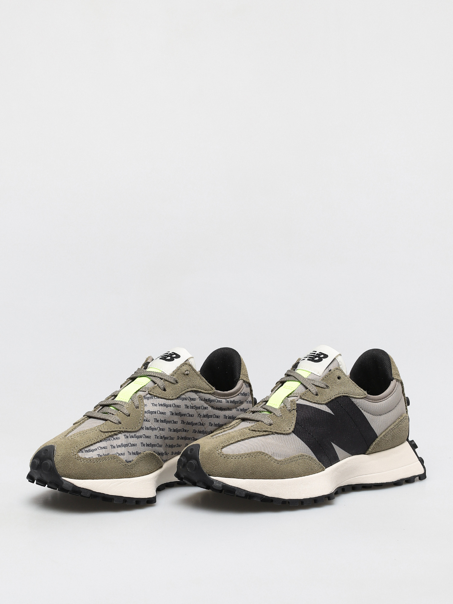 Buty New Balance 327 Wmn (aluminum covert green)
