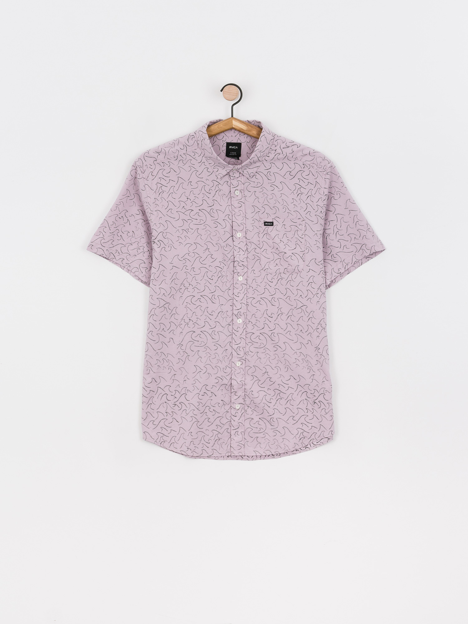 Koszula RVCA Oblow Waves (pale lilac)