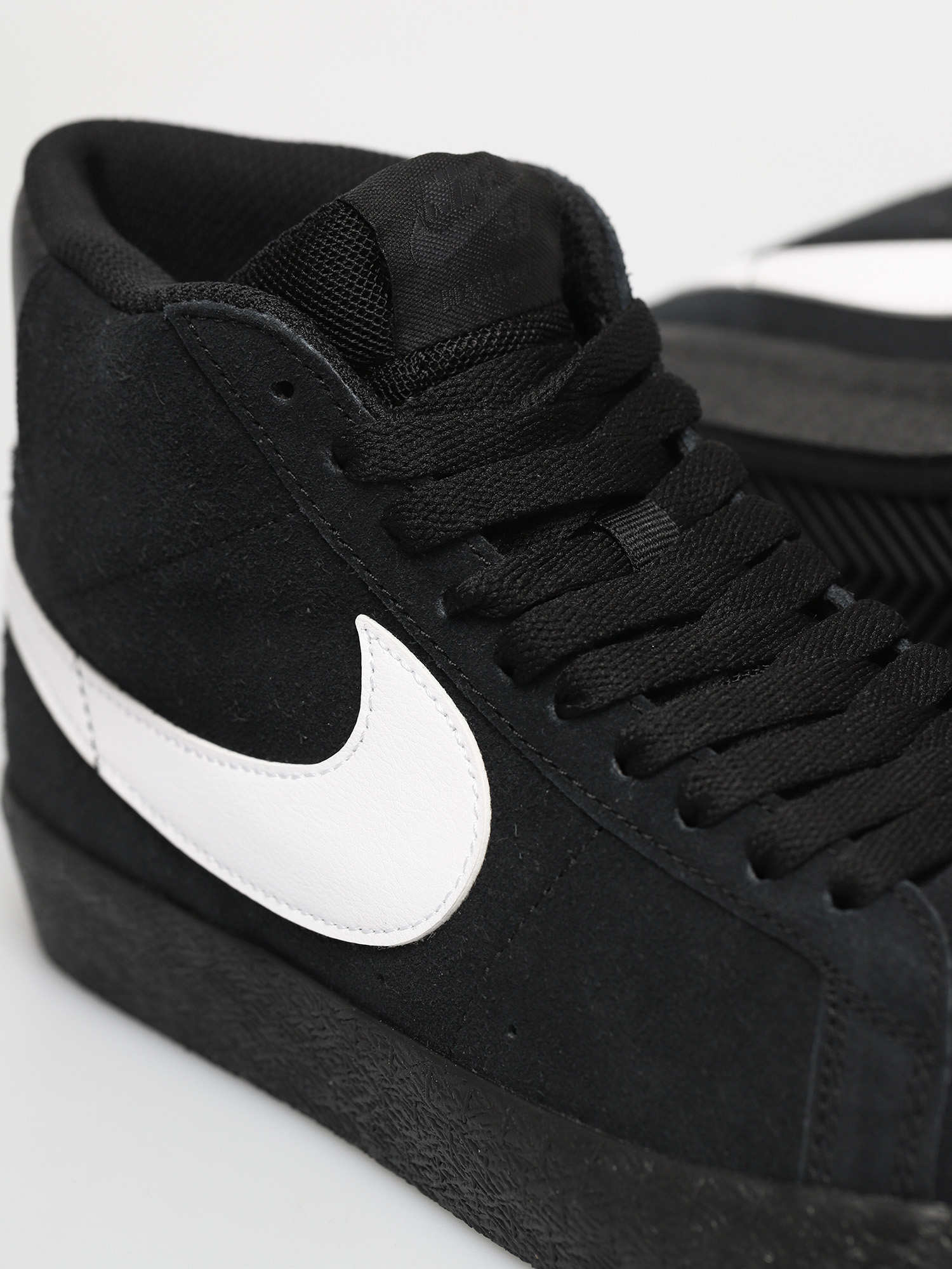 希少]NIKEiD カスタムモデル Nike Blazer mid ブラック - メルカリ