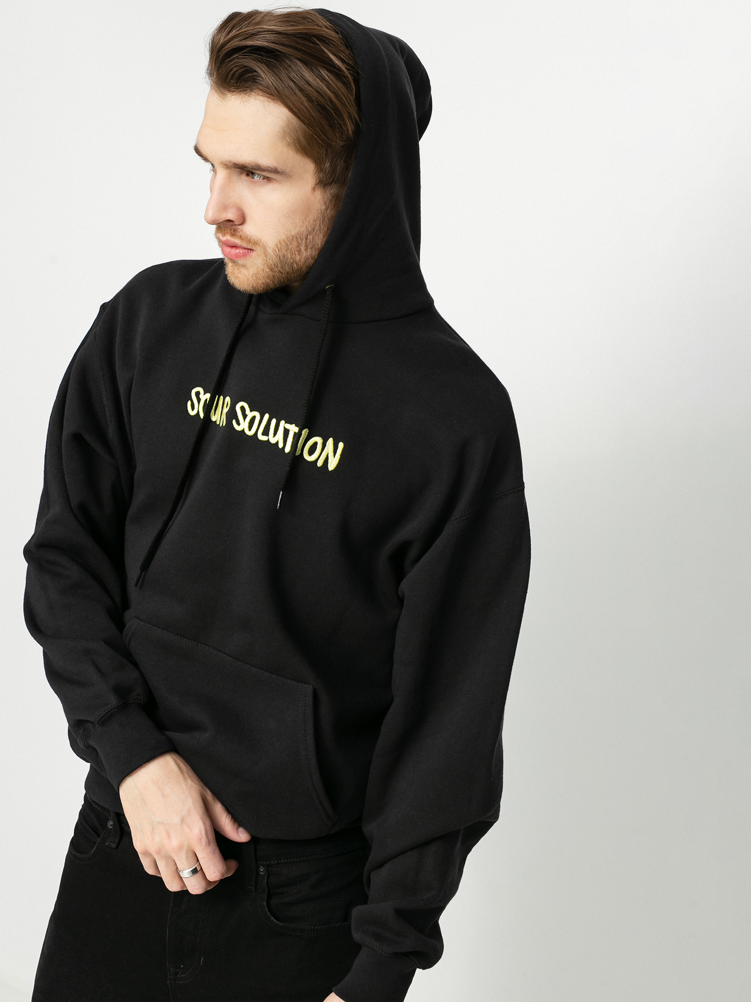 Bluza z kapturem Sour Solution Doodle HD (black)