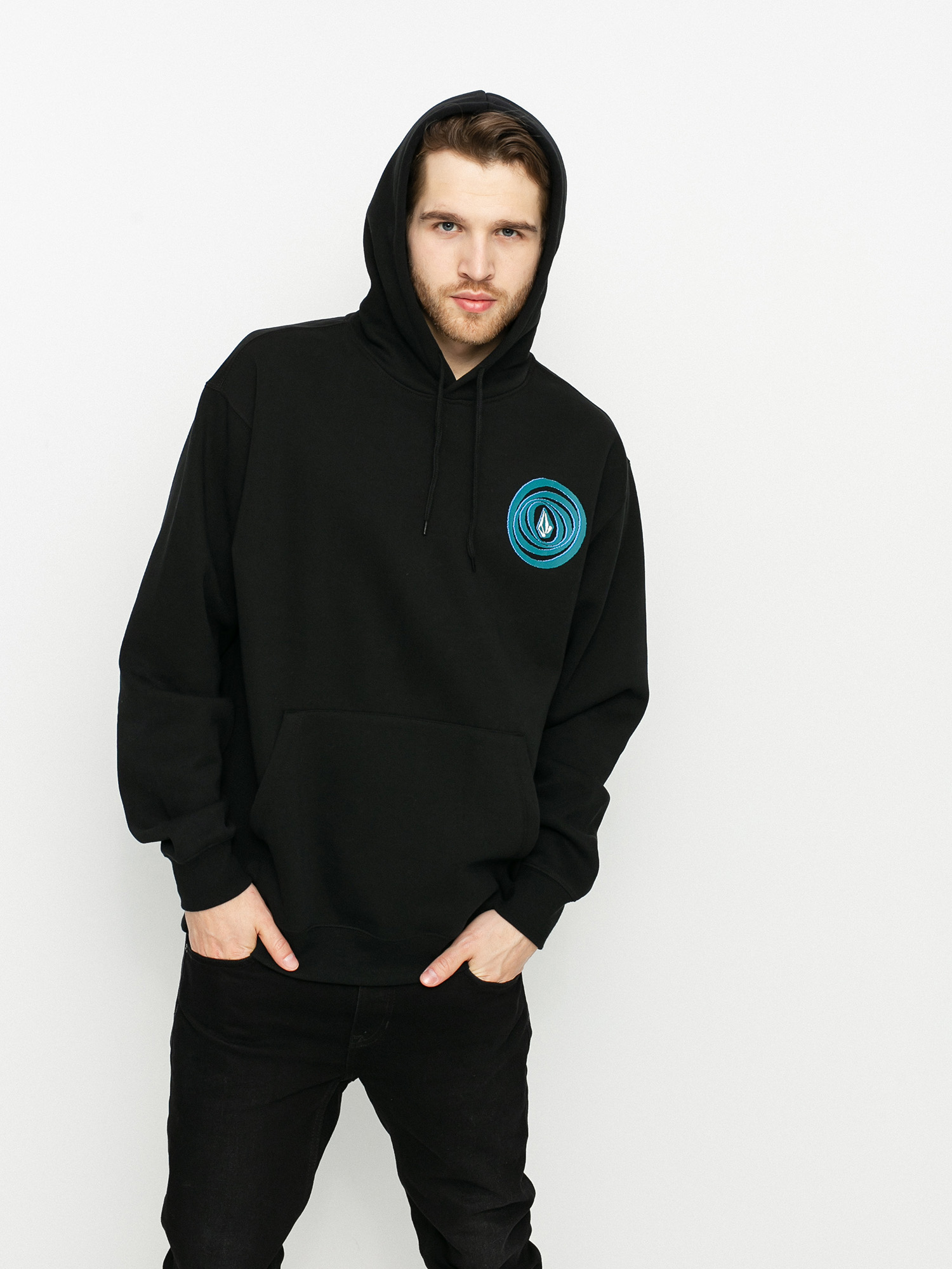 Bluza z kapturem Volcom Pentropic HD (black)