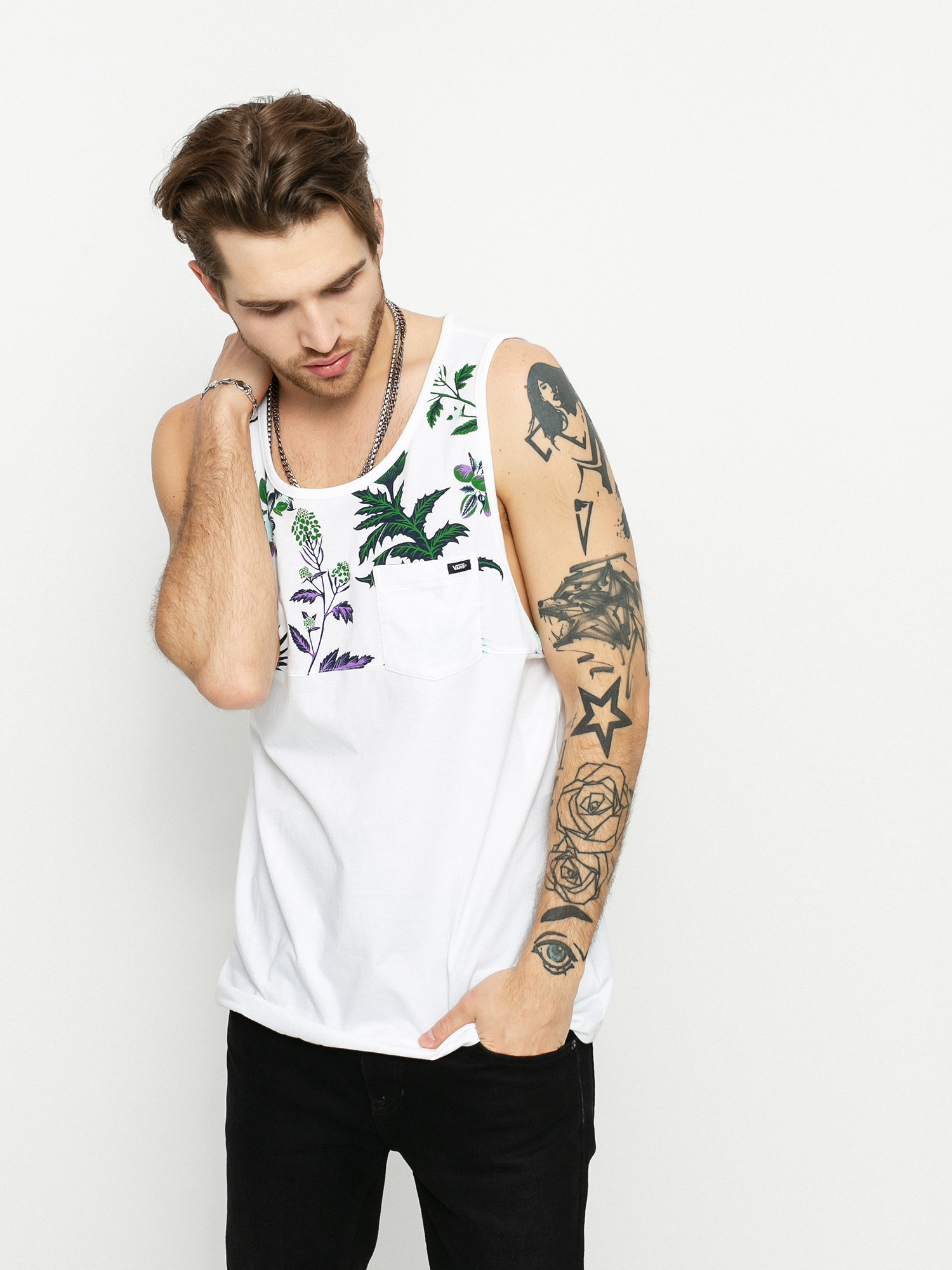 Koszulka Vans Hilby (califas/white)