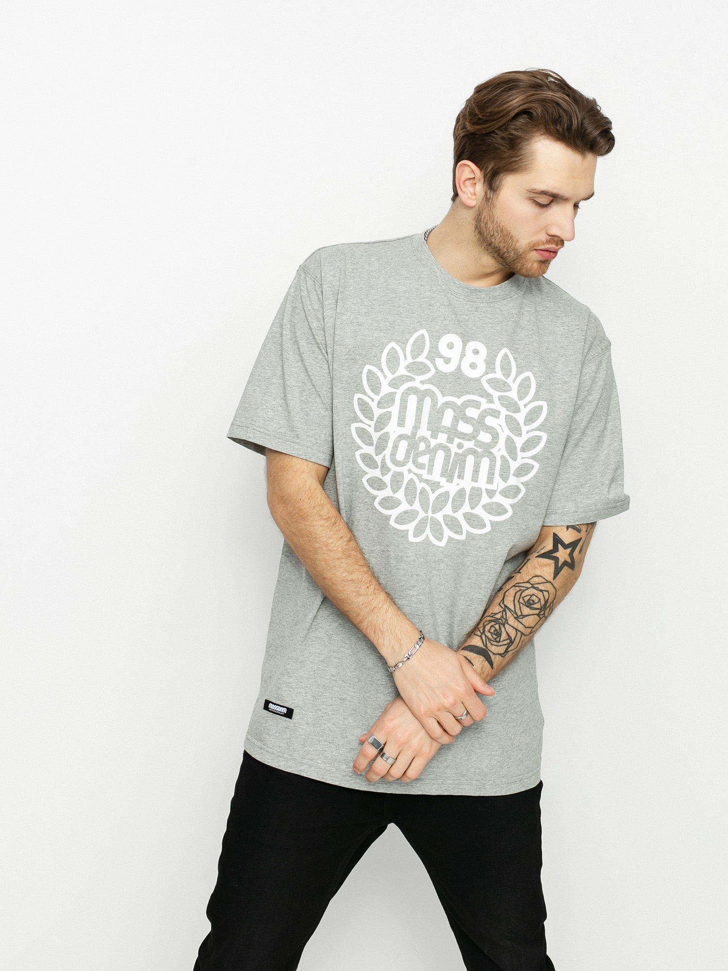 T-shirt MassDnm Base (light heather grey)