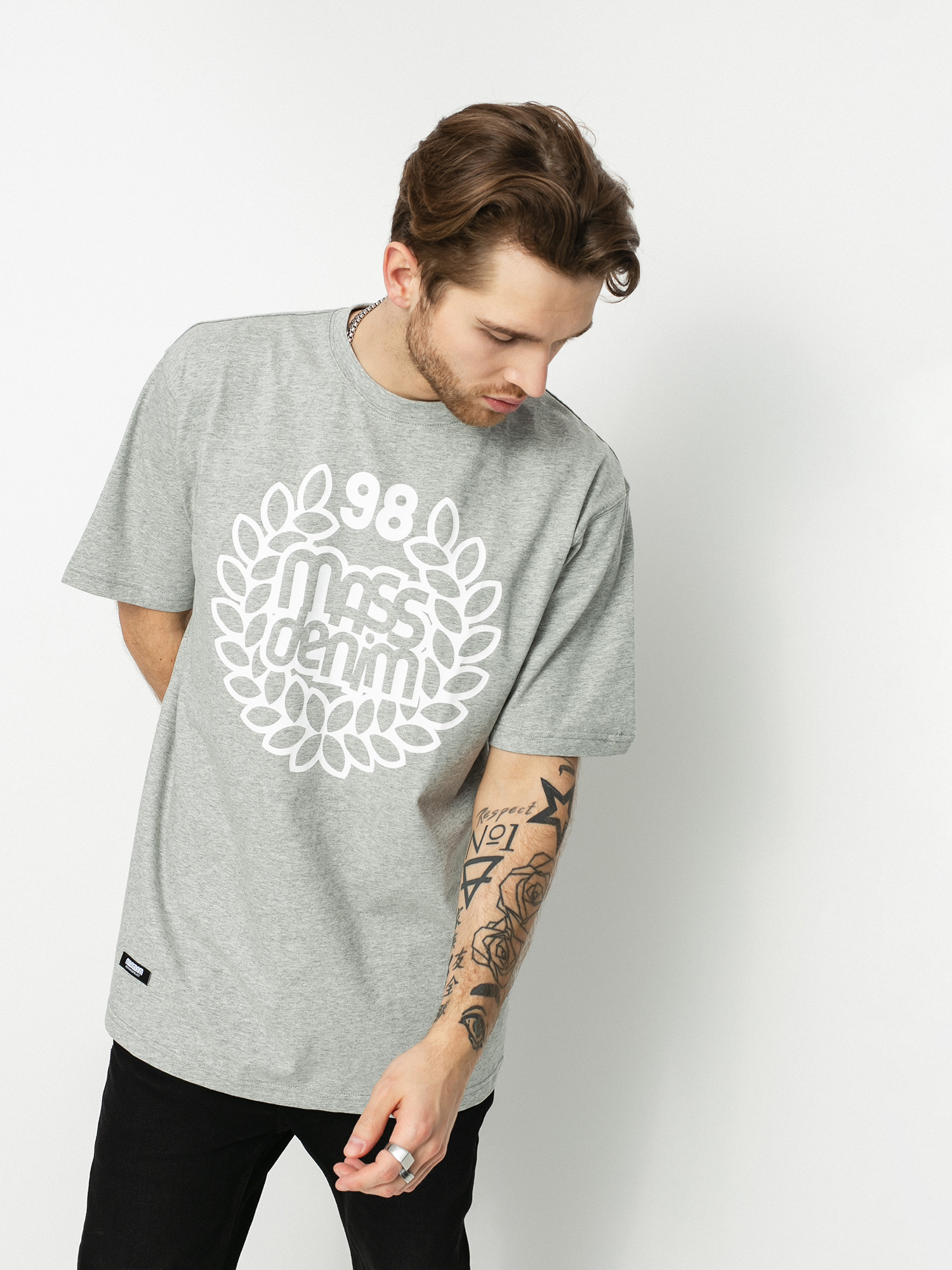 T-shirt MassDnm Base (light heather grey)