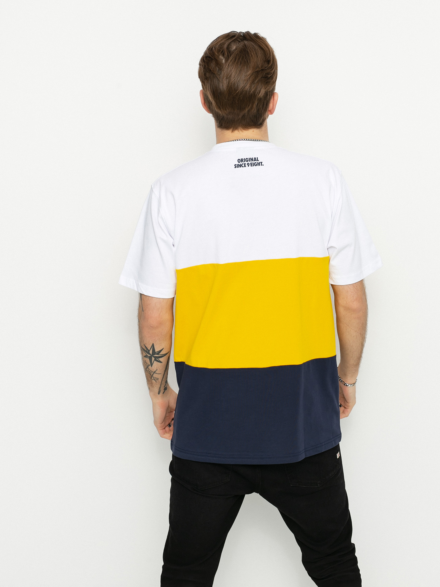 T-shirt MassDnm Zone (white/gold/navy)