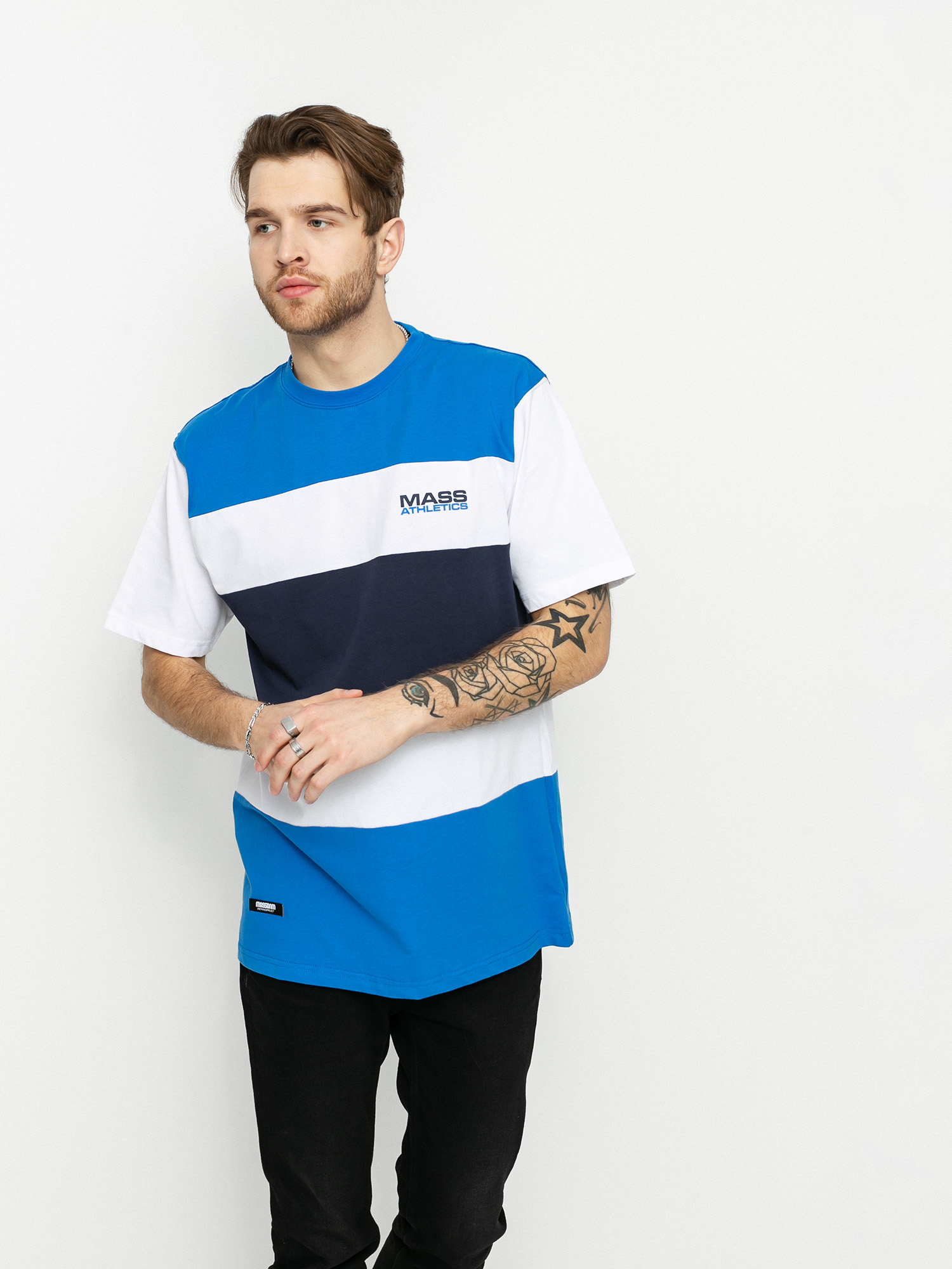 T-shirt MassDnm Layer (blue/navy)