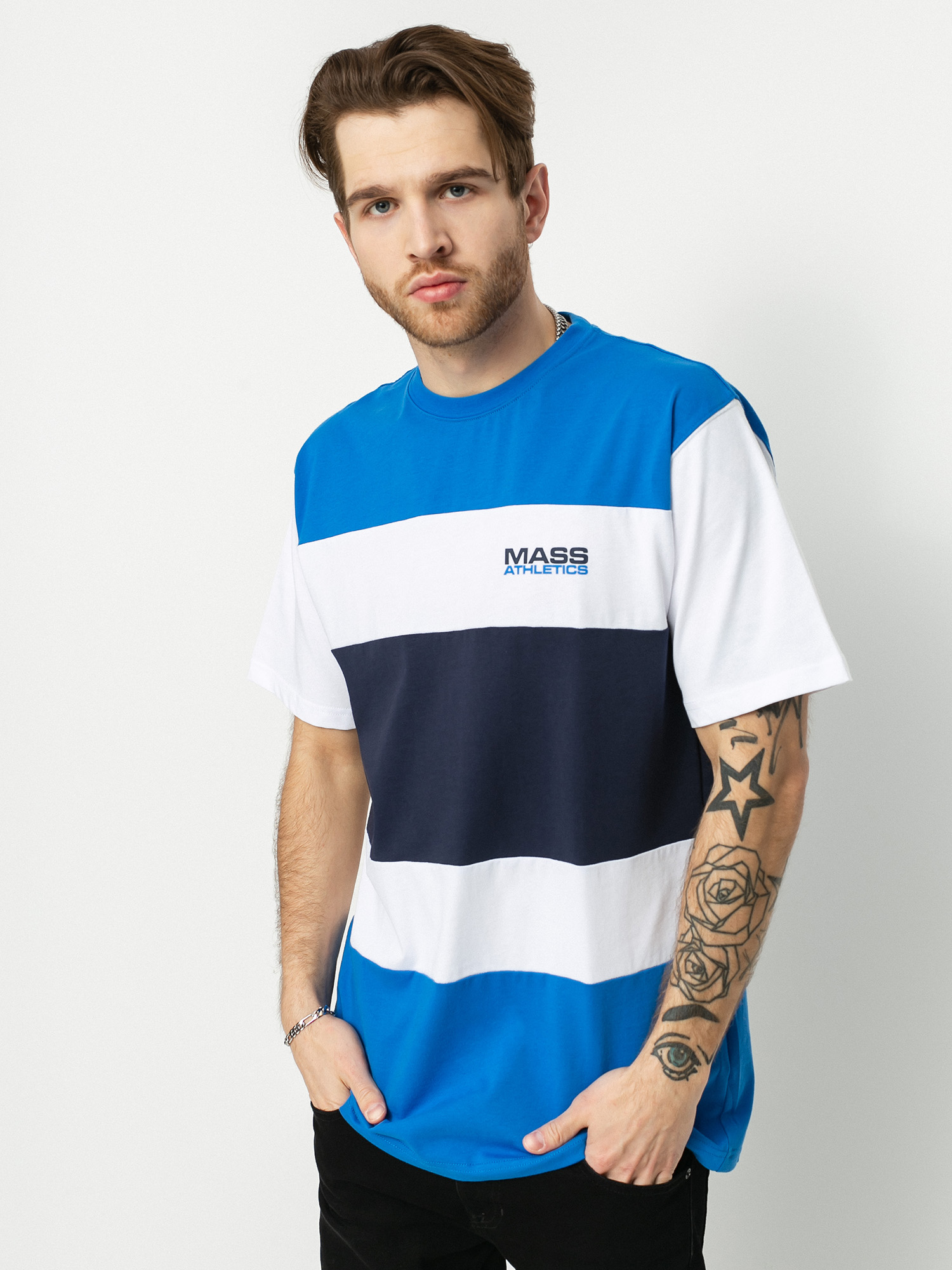 T-shirt MassDnm Layer (blue/navy)