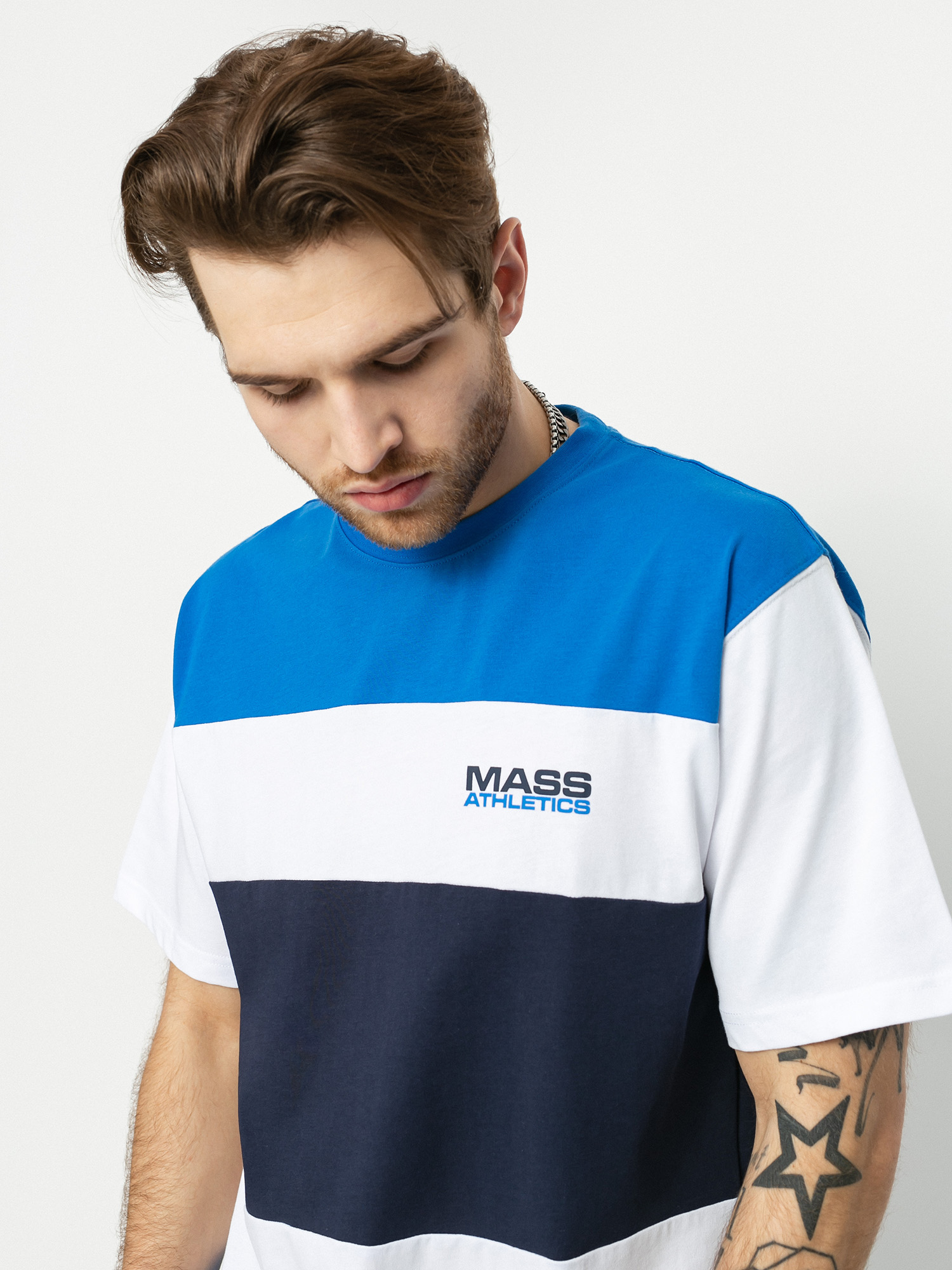 T-shirt MassDnm Layer (blue/navy)