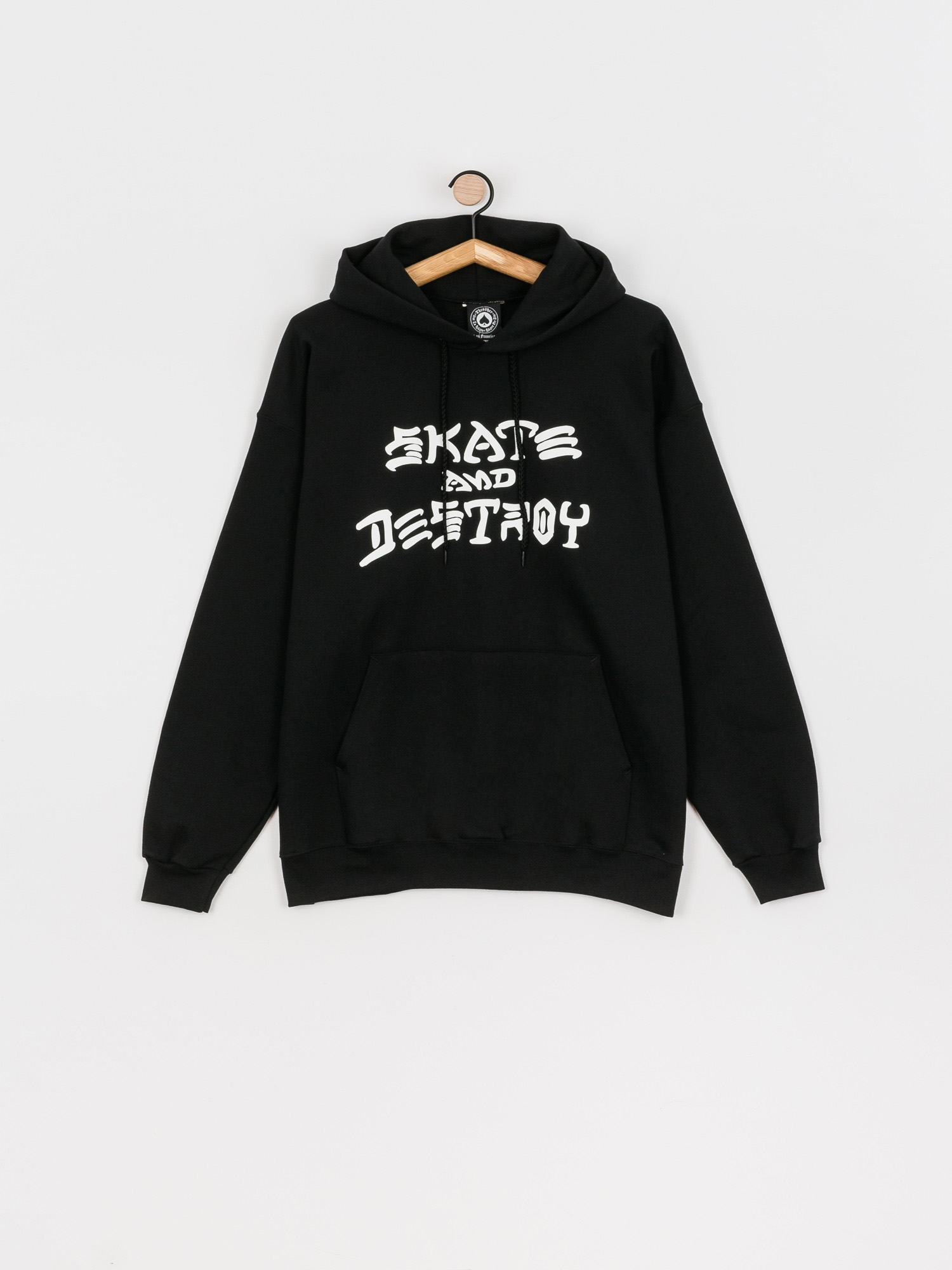 Bluza z kapturem Thrasher Skate And Destroy HD (black)