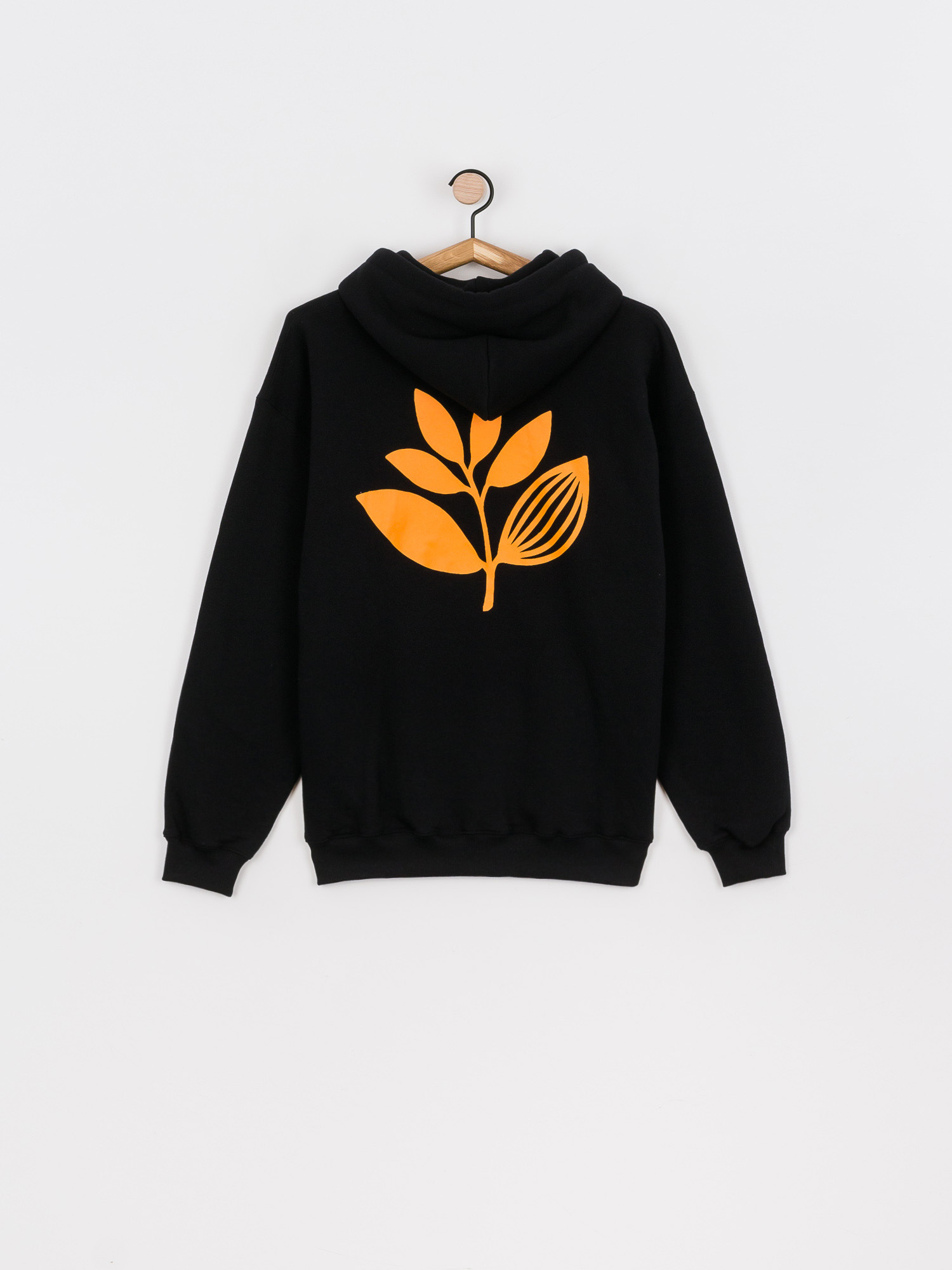 Bluza z kapturem Magenta Classic Plant HD (black)