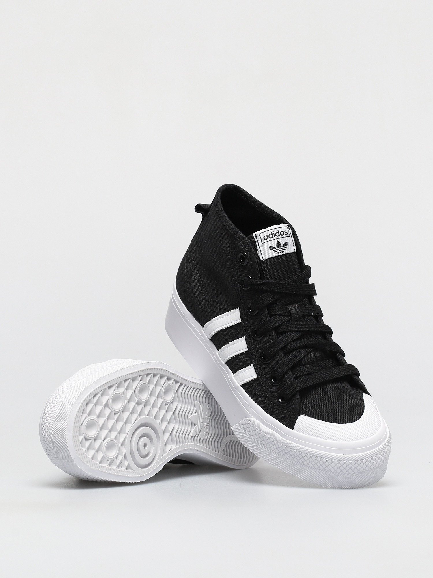 Buty adidas Originals Nizza Platform Mid Wmn (cblack/ftwwht/ftwwht)