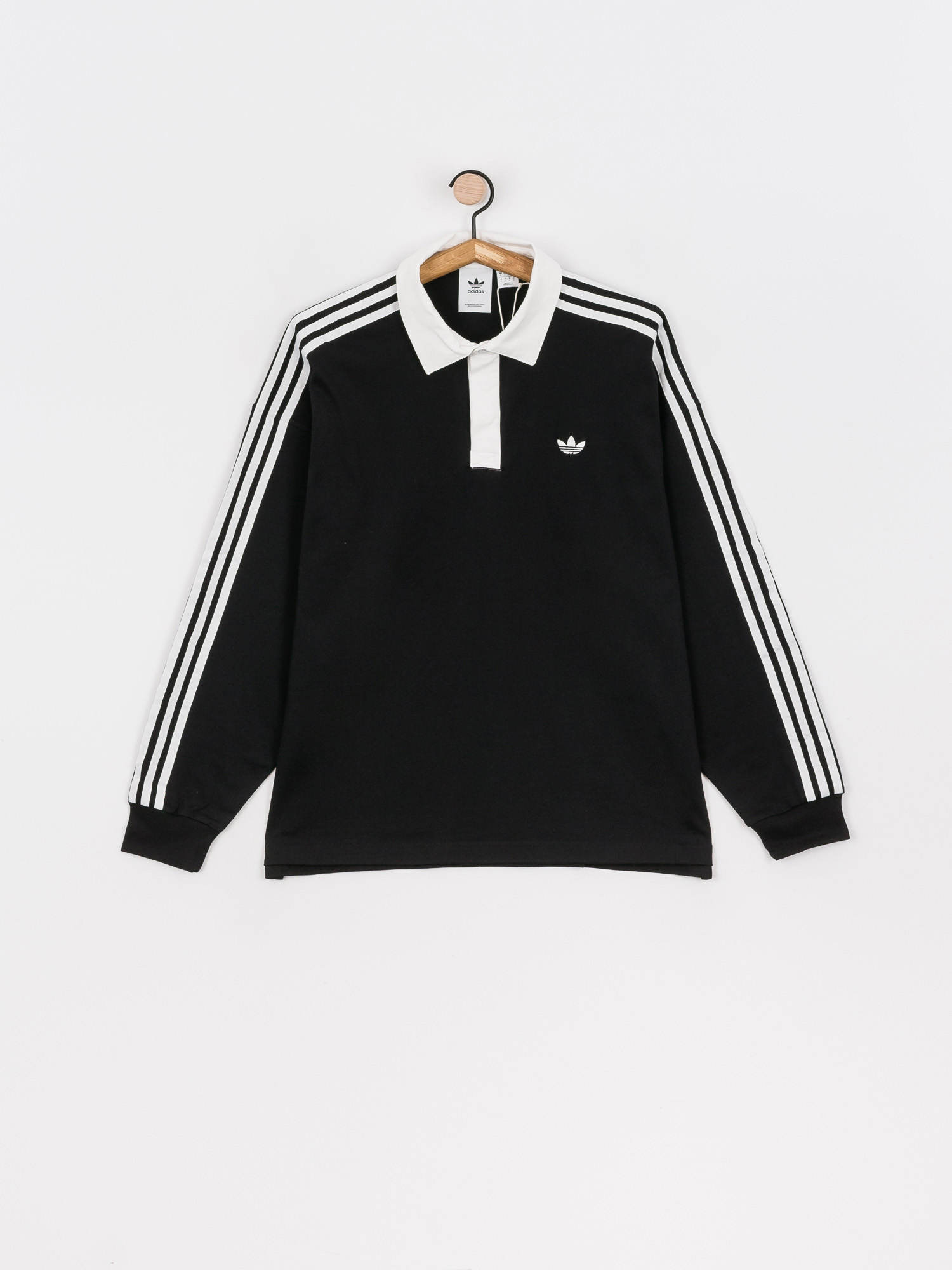 Longsleeve adidas Solid Rugby (black/white)