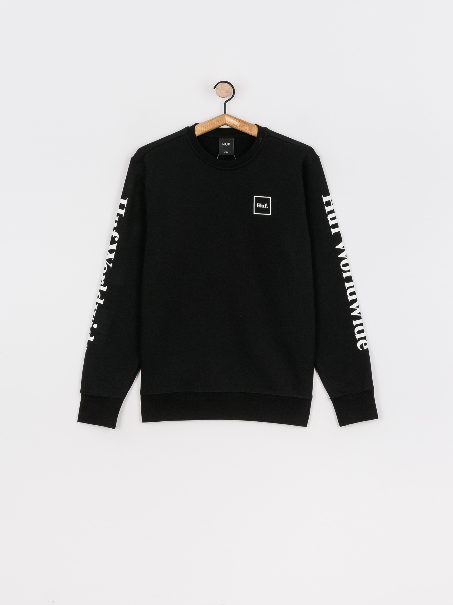 Bluza HUF Essentials Domestic (black)