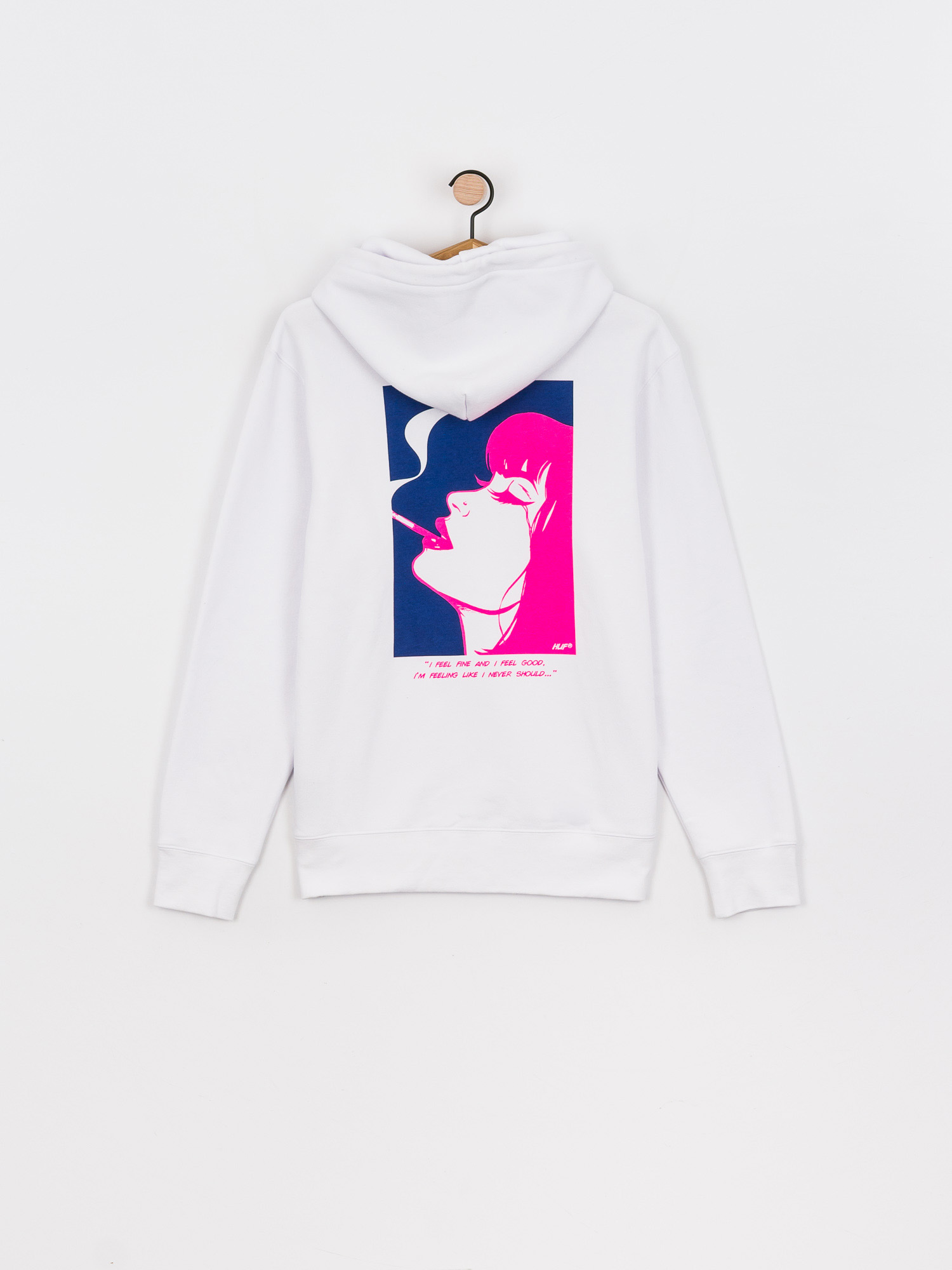 Bluza z kapturem HUF I Feels Good HD (white)