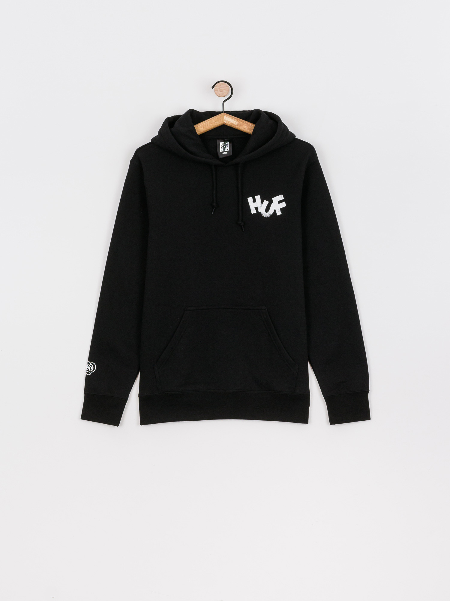 Bluza z kapturem HUF Haze Brush HD (black)