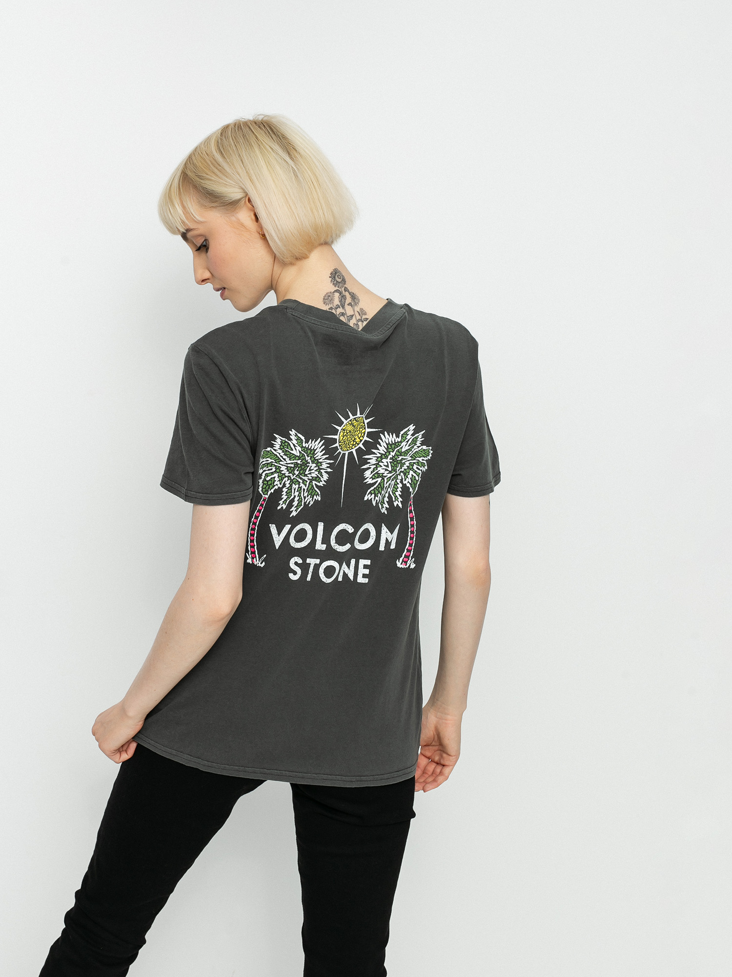T-shirt Volcom Lock It Up Wmn (black)