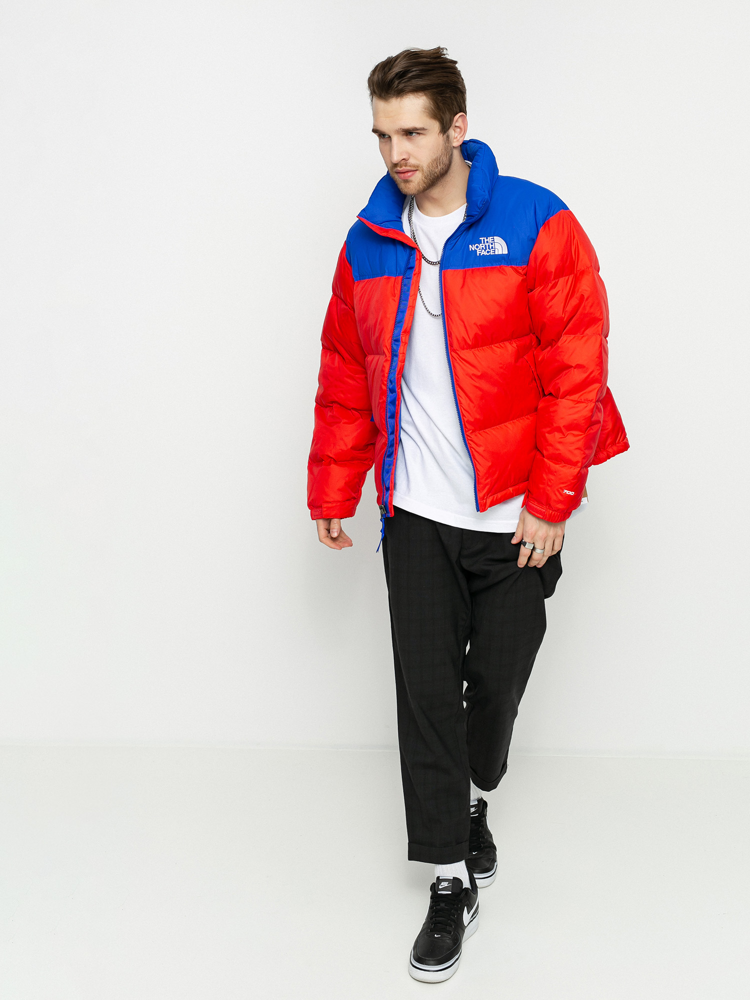 Kurtka The North Face 1996 Retro Nuptse (horizon red/tnf blue)