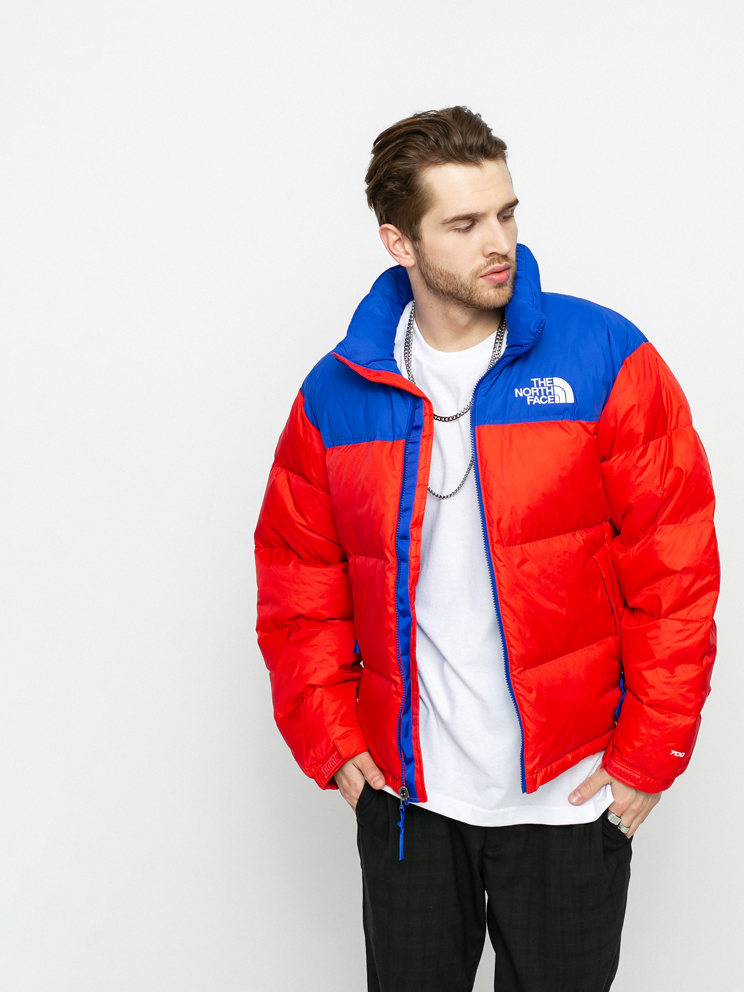 Kurtka The North Face 1996 Retro Nuptse (horizon red/tnf blue)