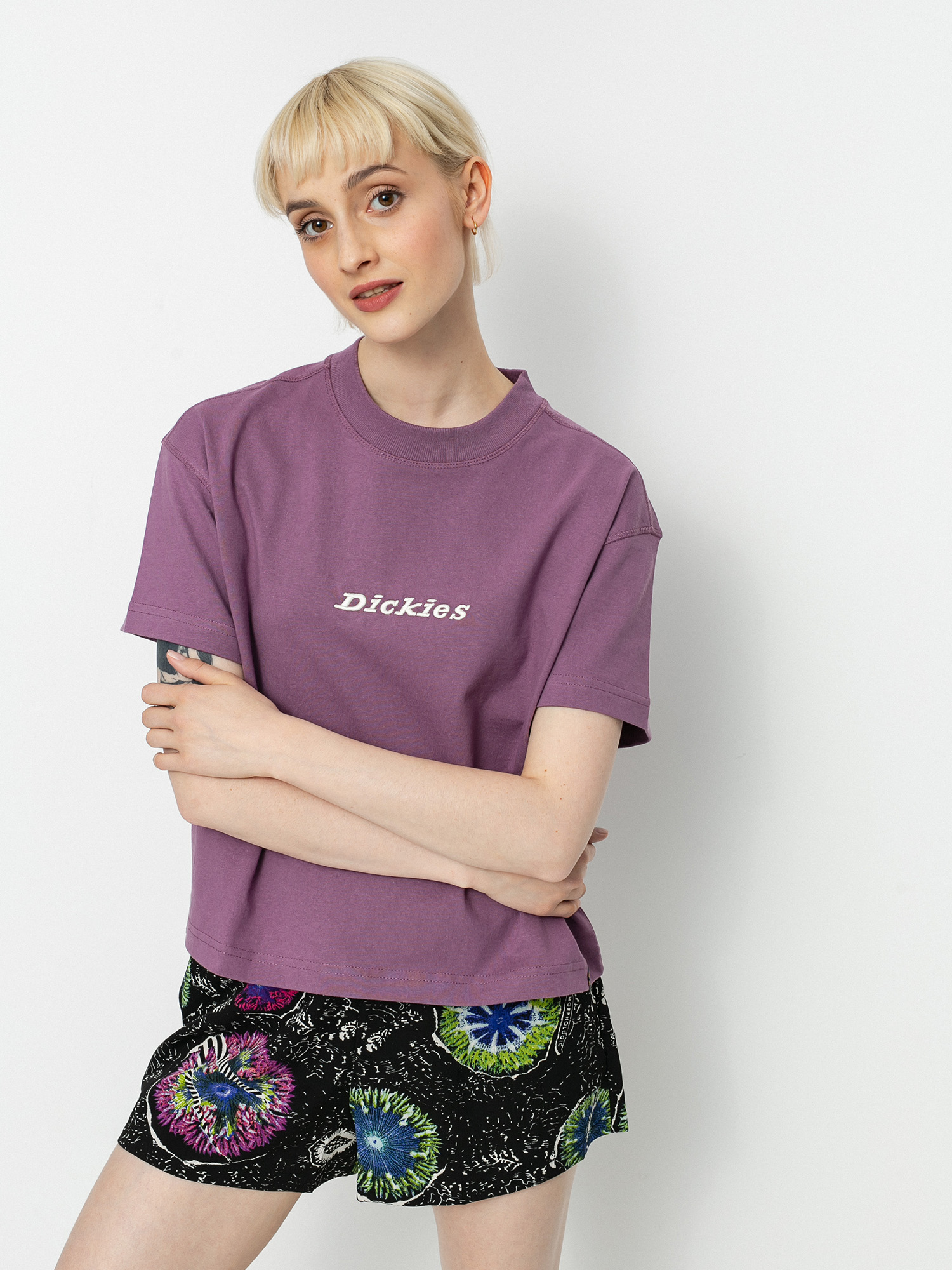 T-shirt Dickies Loretto Wmn (purple gumdrop)