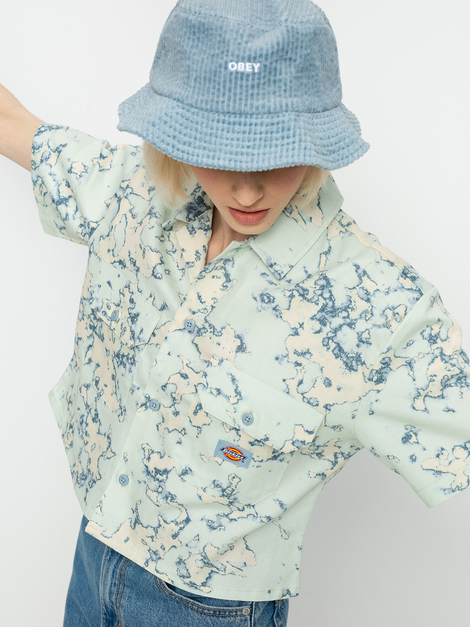 Koszula Dickies Sunburg Wmn (fog blue)