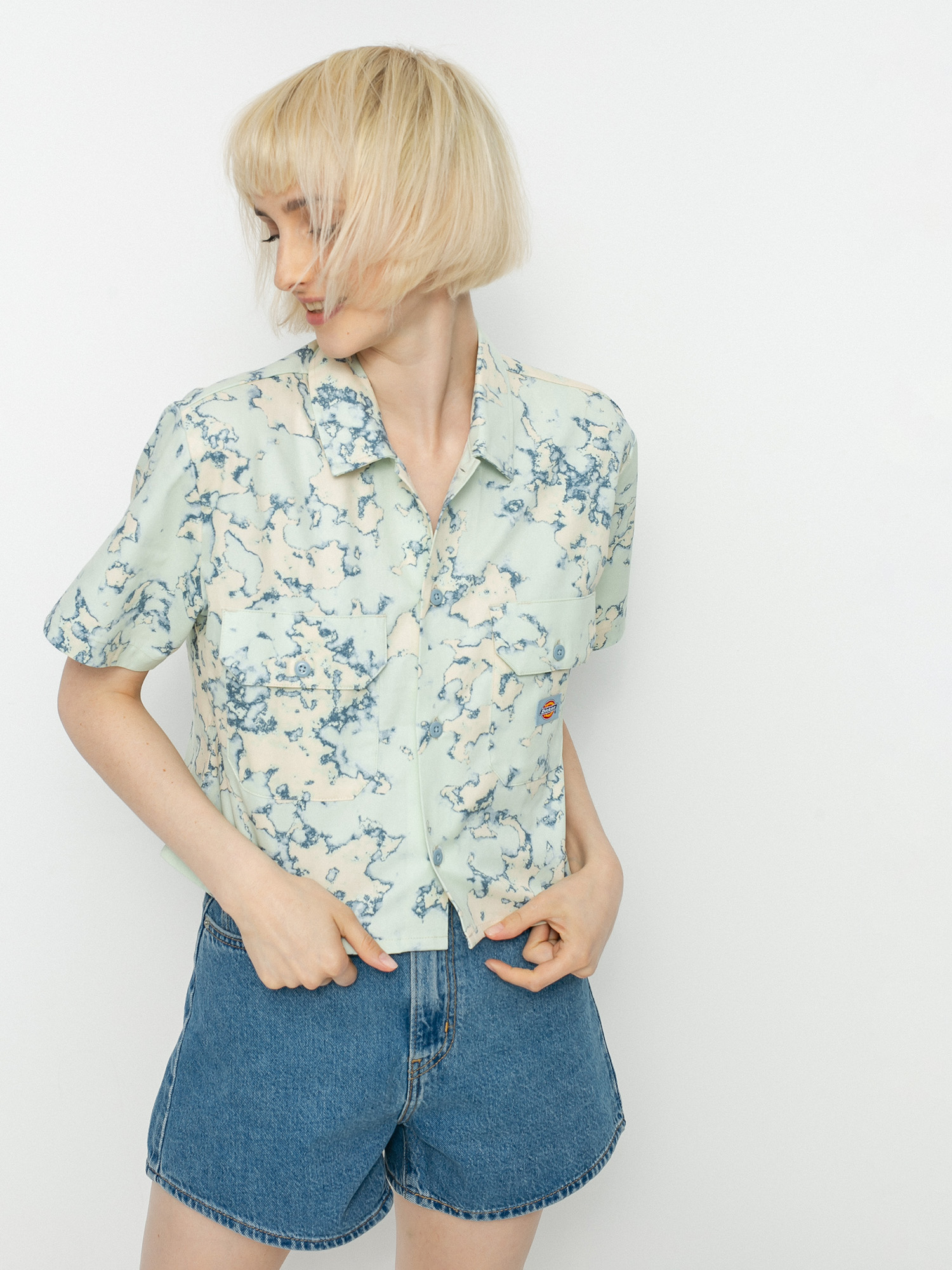 Koszula Dickies Sunburg Wmn (fog blue)