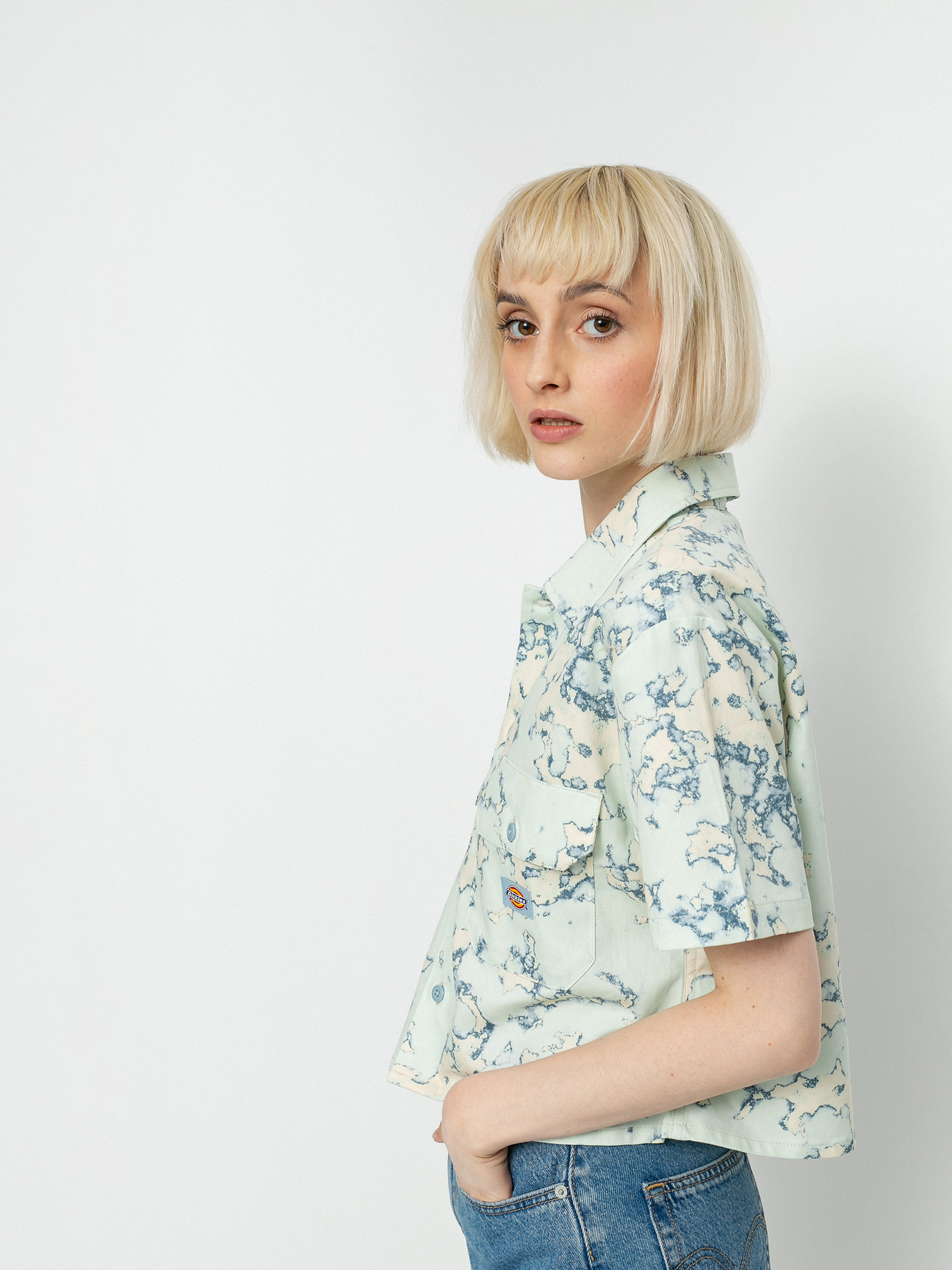 Koszula Dickies Sunburg Wmn (fog blue)