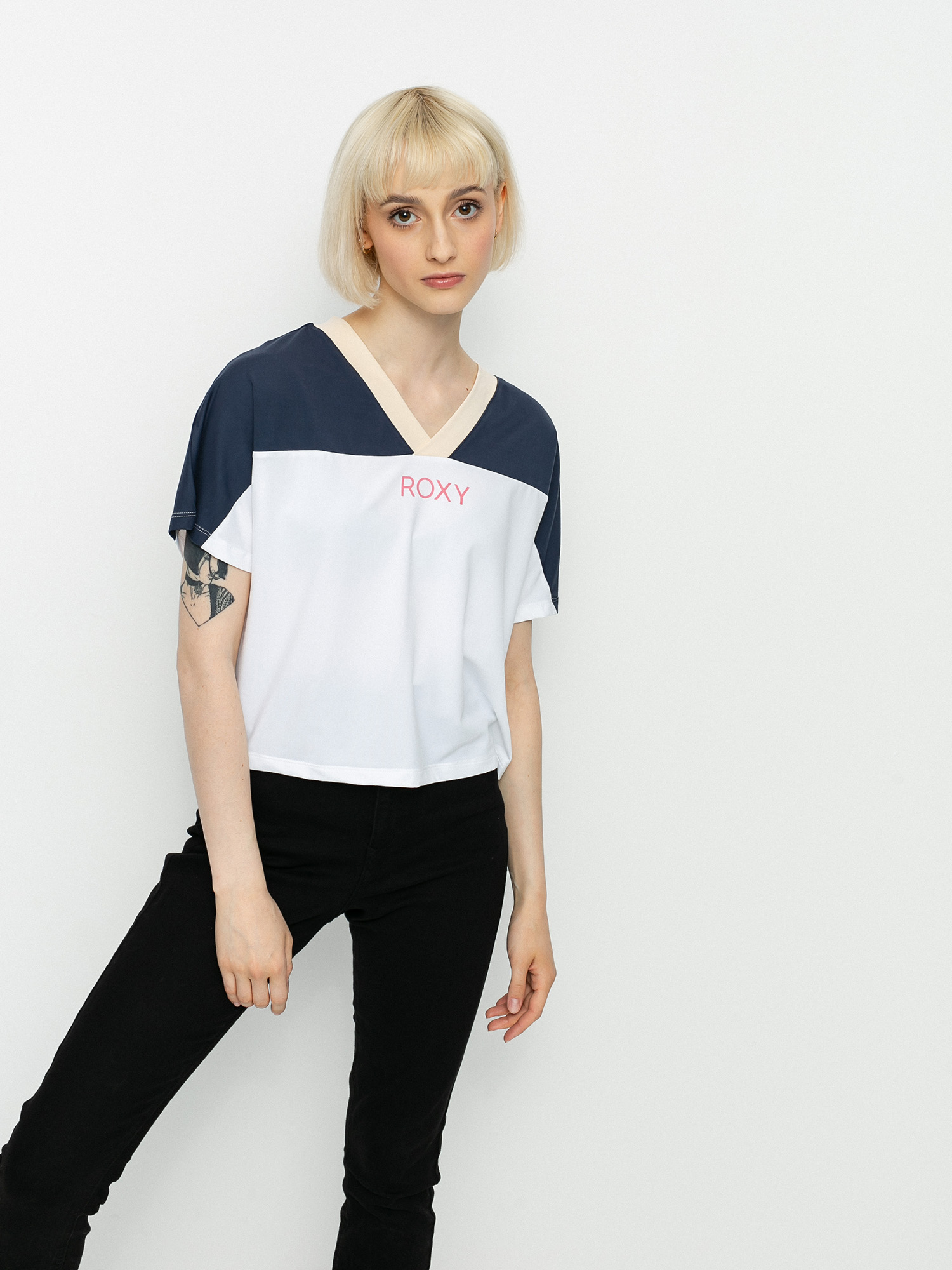 T-shirt Roxy Trying Your Luck Wmn (bright white)