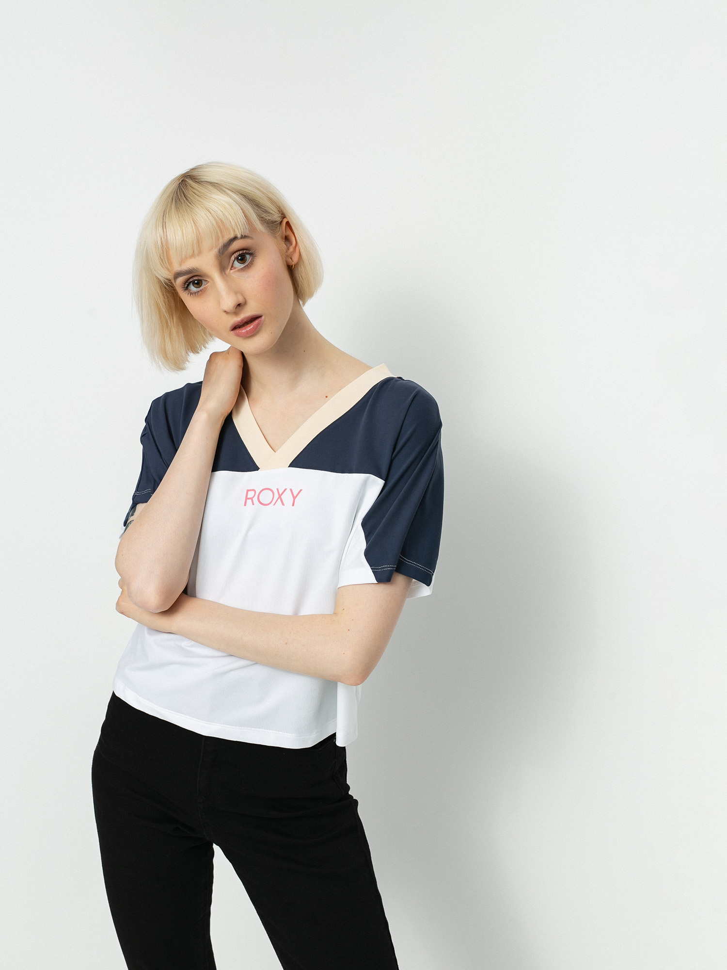 T-shirt Roxy Trying Your Luck Wmn (bright white)