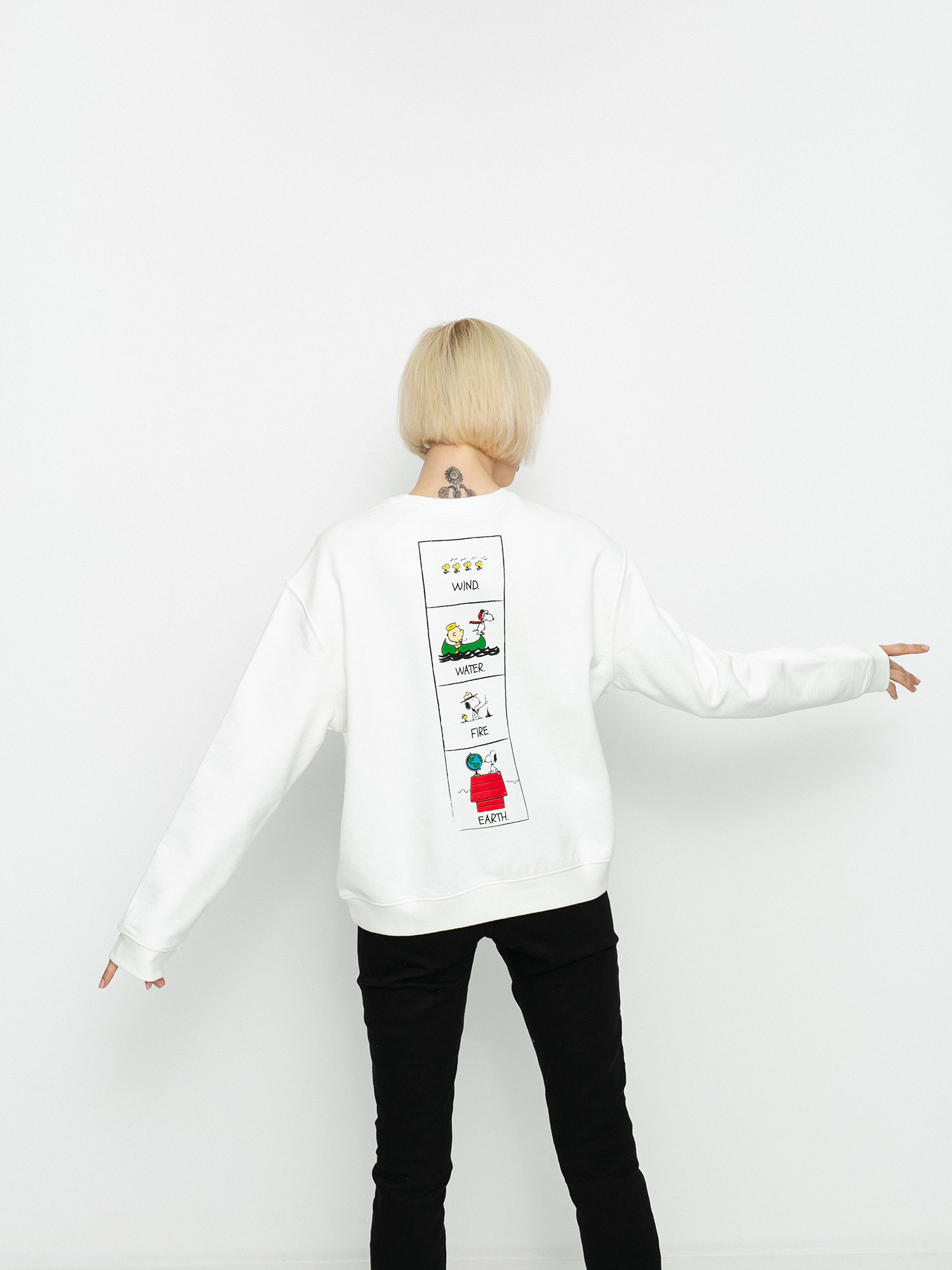 Bluza Element Peanuts Page Cr Wmn (off white)