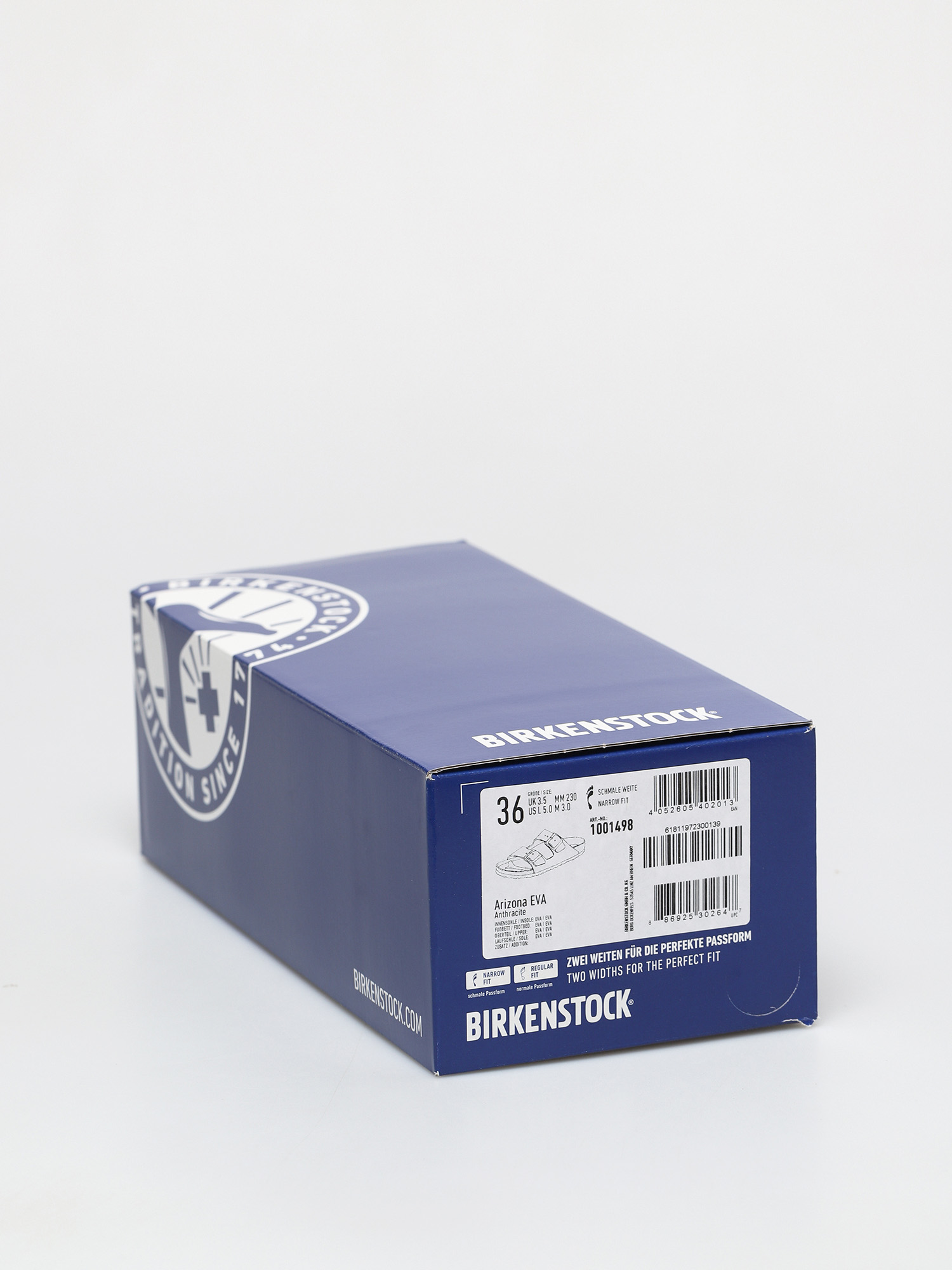 Klapki Birkenstock Arizona Eva Narrow Wmn (metallic anthracite)