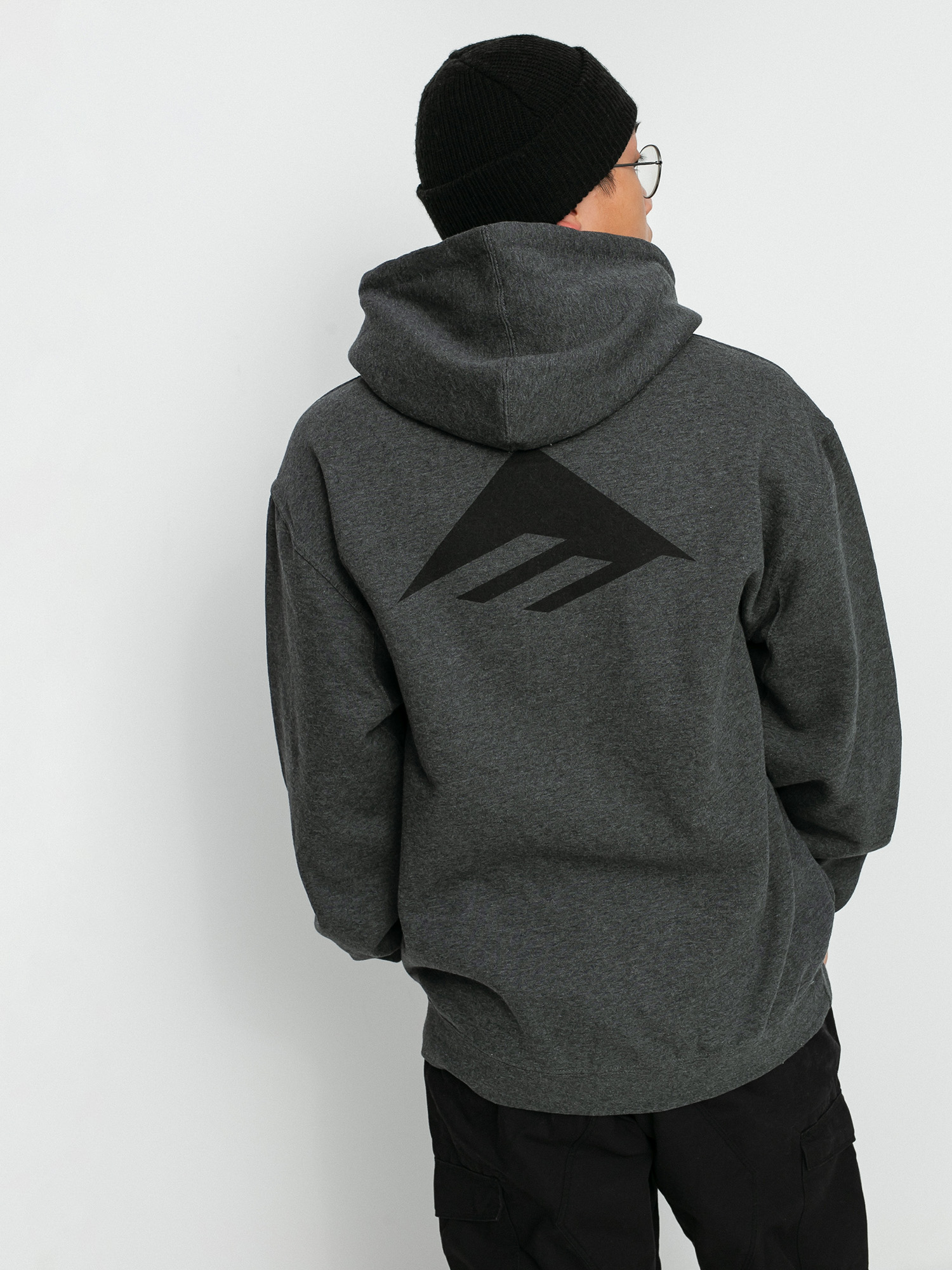 Bluza z kapturem Emerica Pure Triangle HD (charcoal/heather)