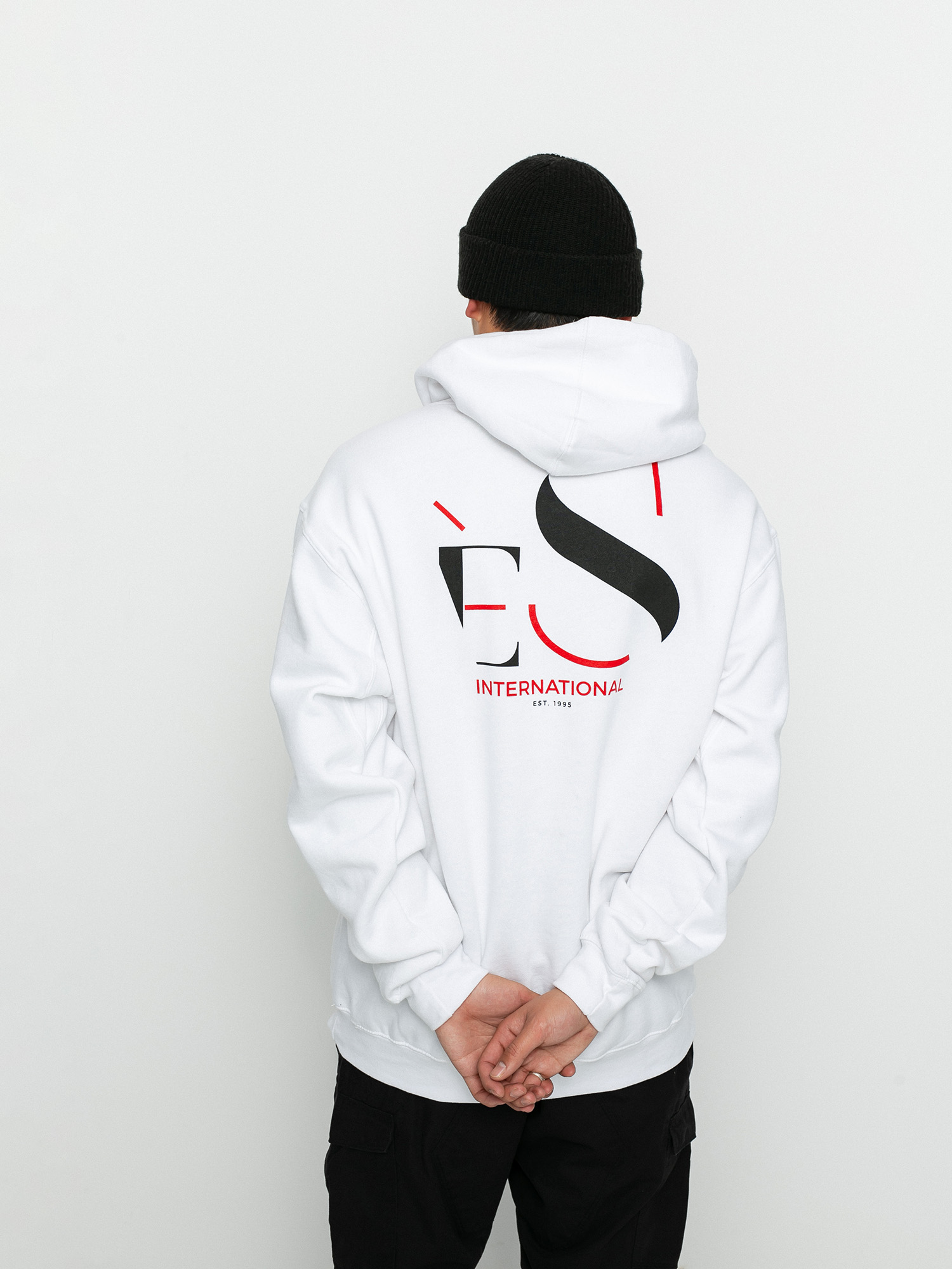 Bluza z kapturem eS Cutout HD (white)