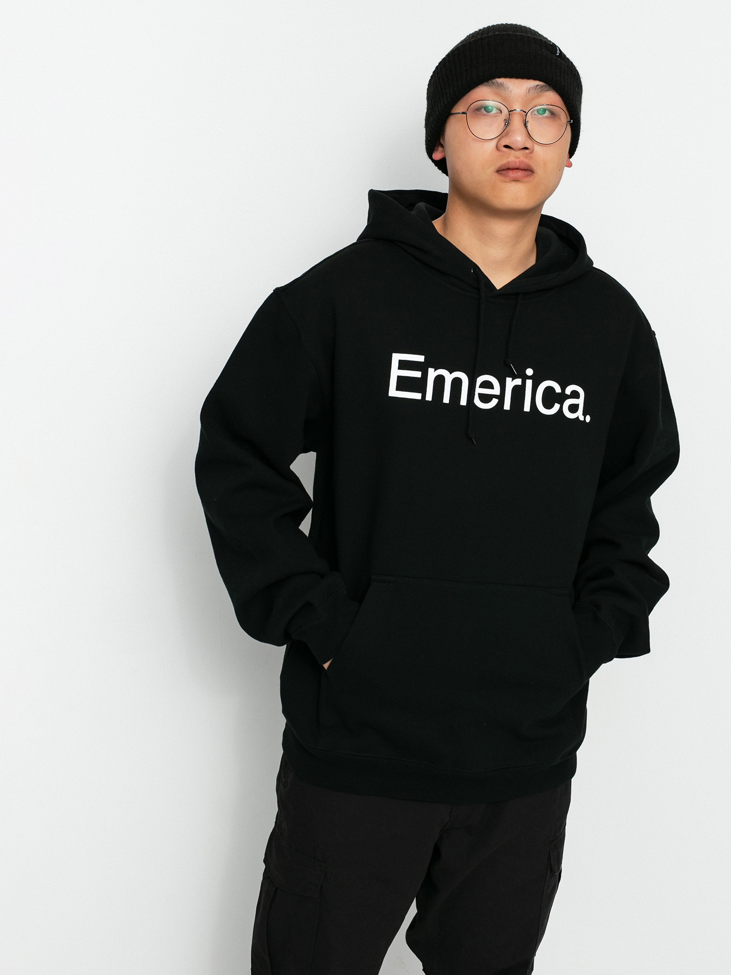 Bluza z kapturem Emerica Pure Logo HD (black)