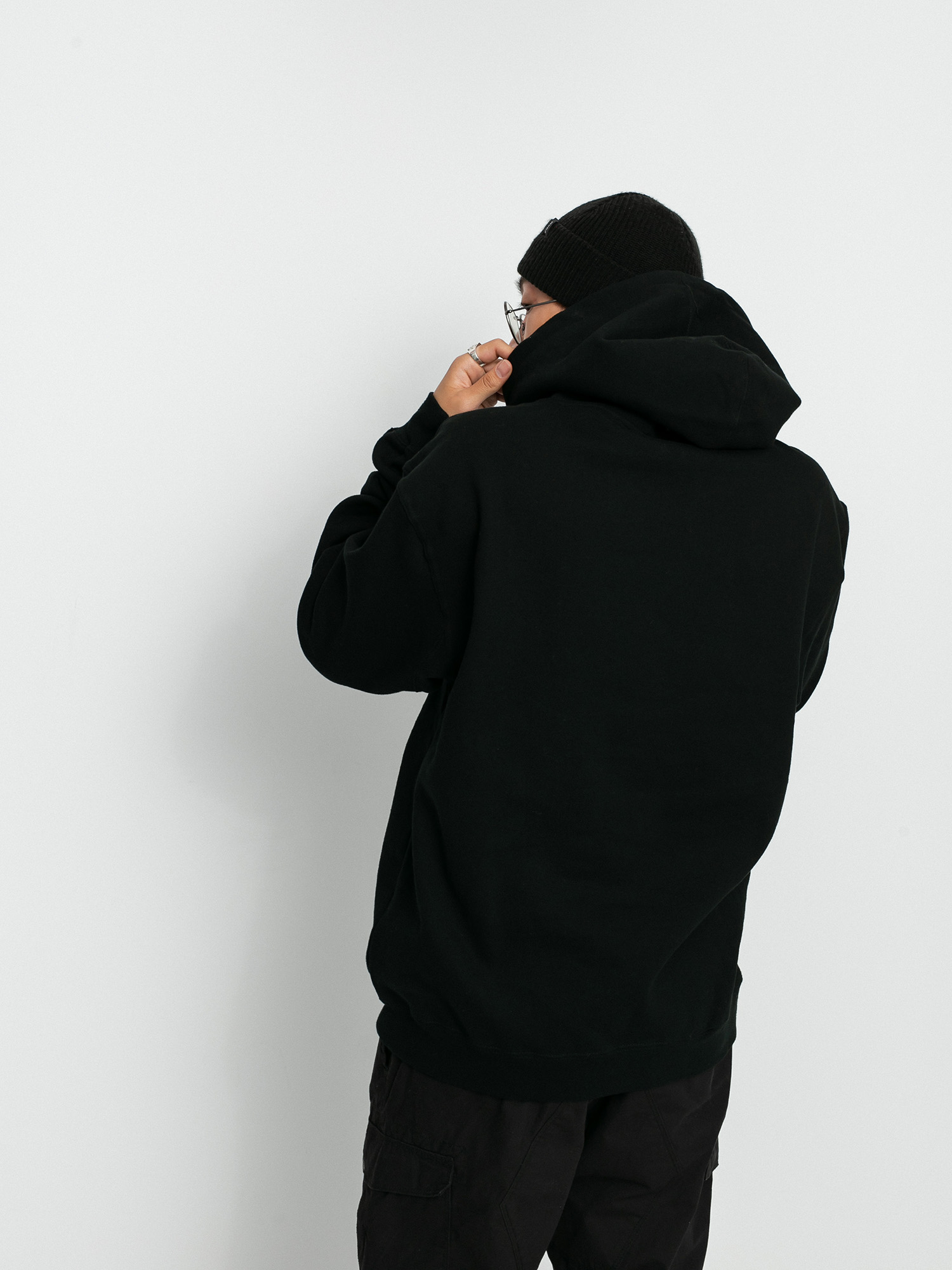 Bluza z kapturem Emerica Stacked HD (black)