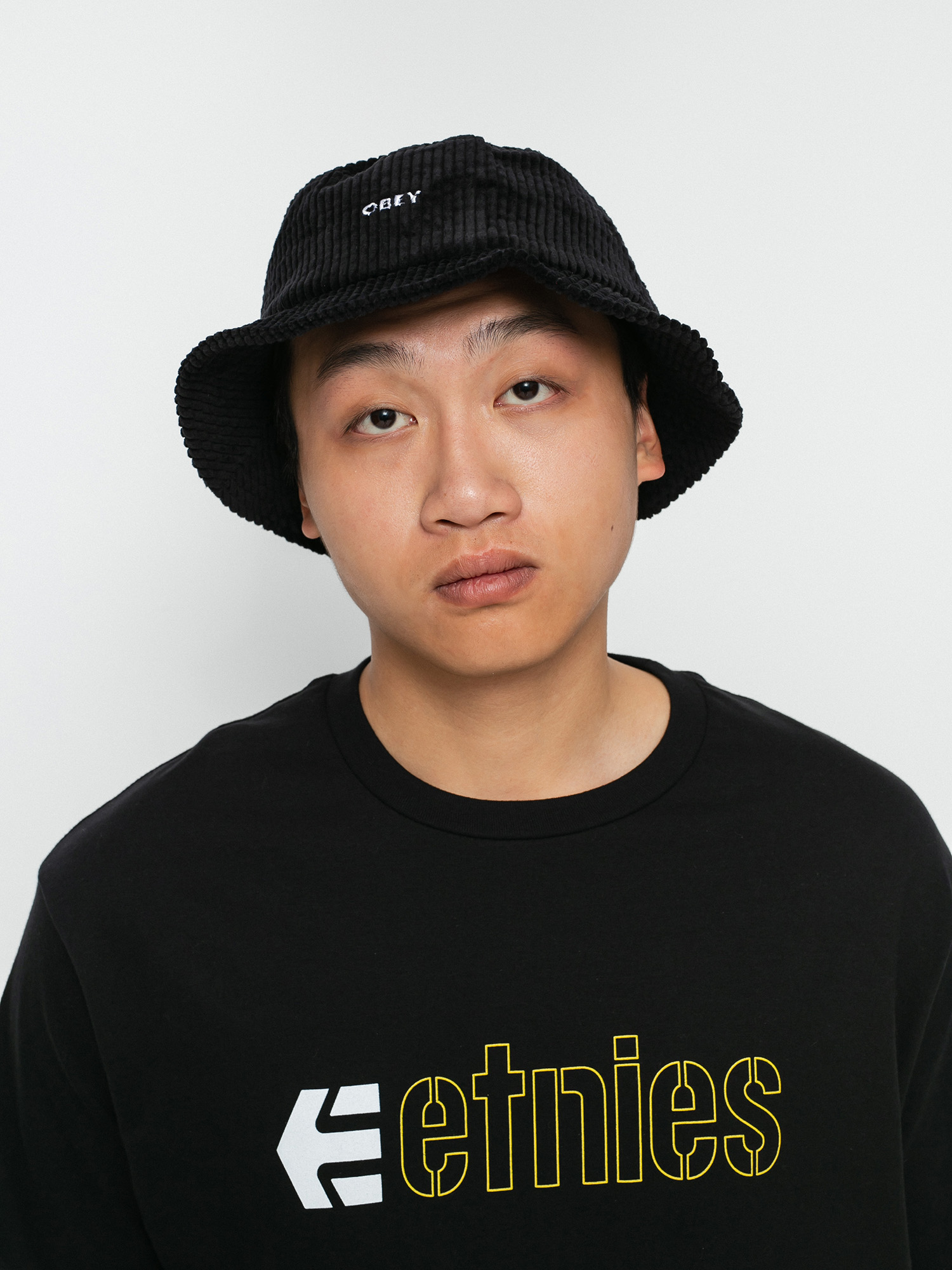 T-shirt Etnies Ecorp (black/yellow/white)