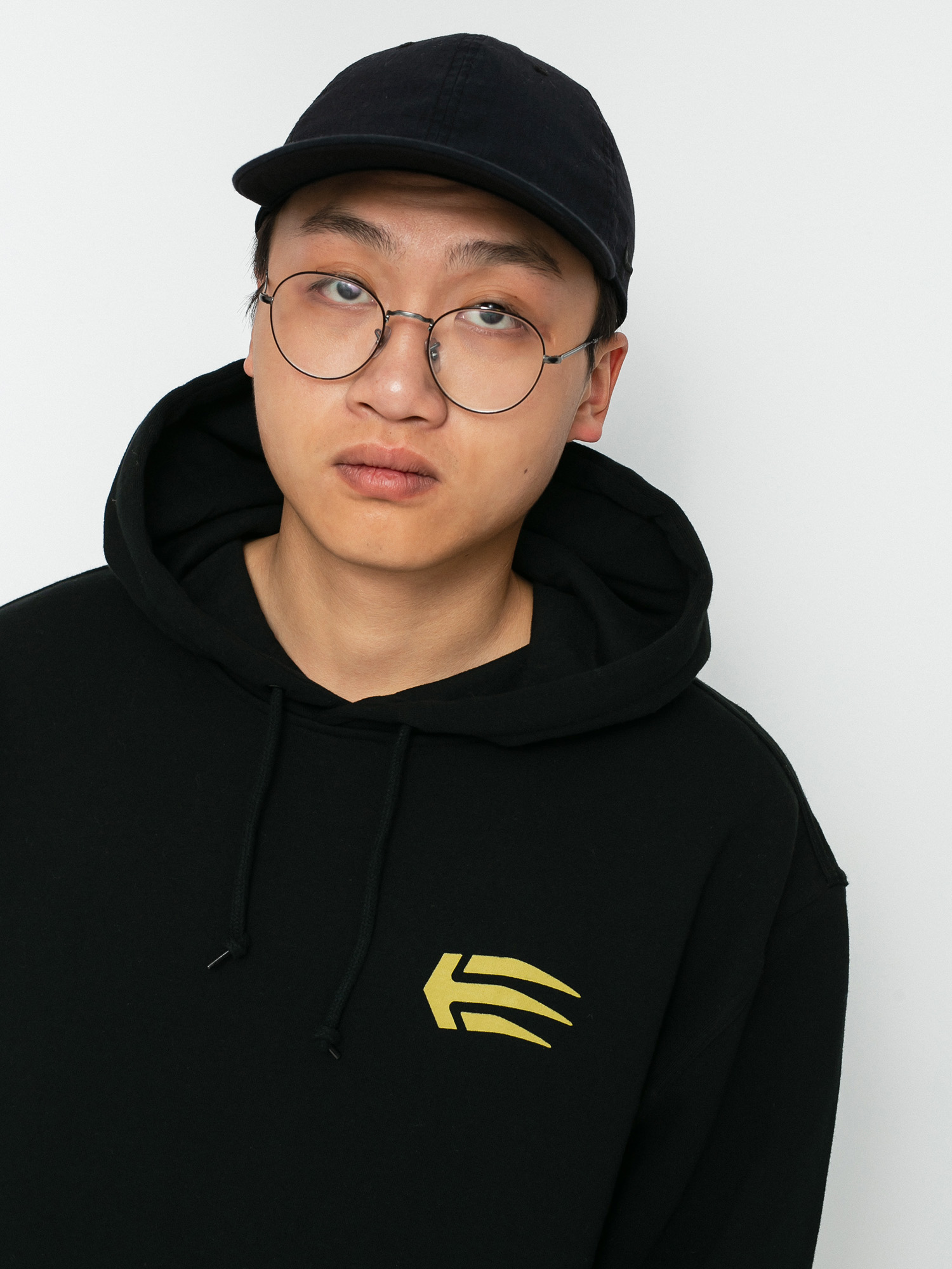 Bluza z kapturem Etnies Joslin HD (black/gold)