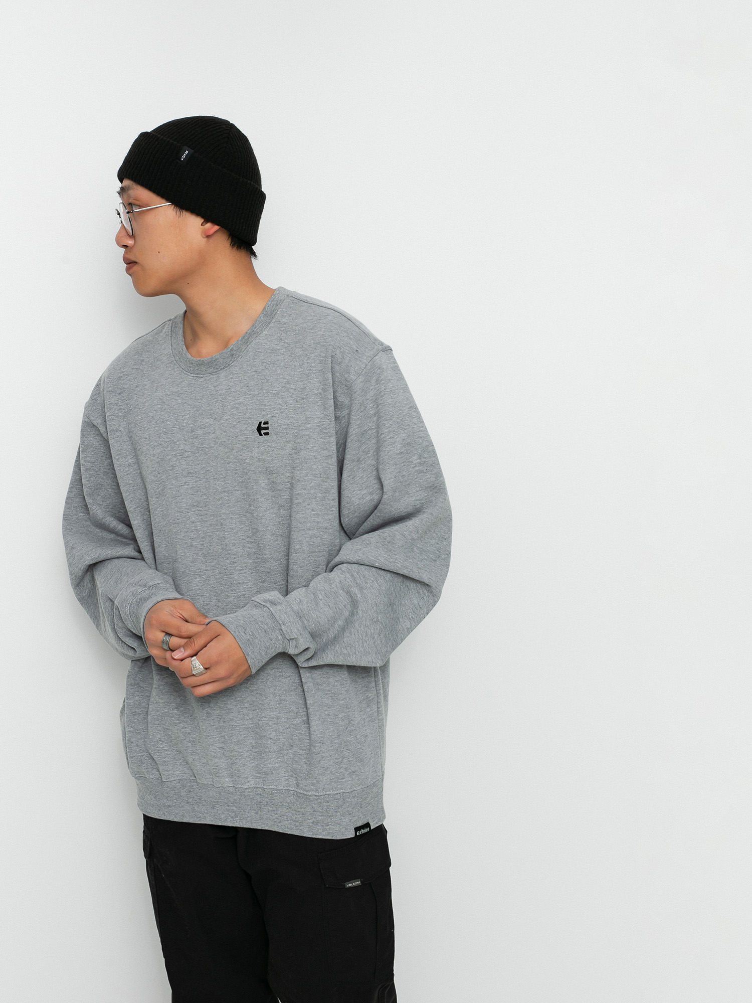 Bluza Etnies Icon Crew (grey/heather)