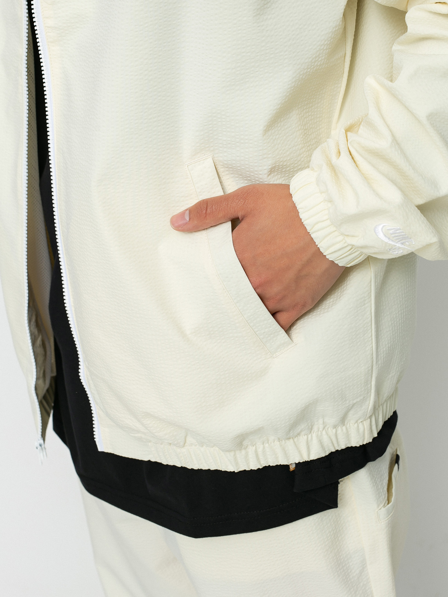 Kurtka Nike SB Seersucker (coconut milk/white)