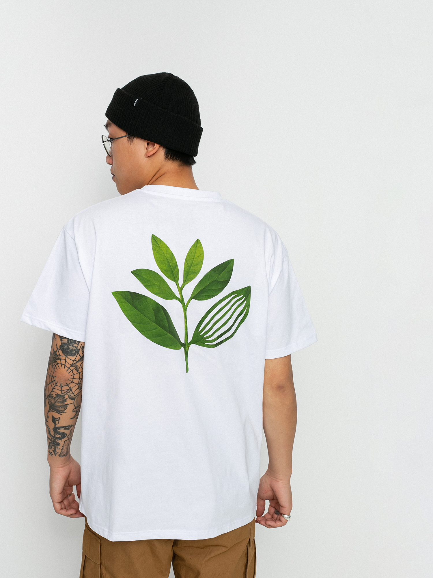 T-shirt Magenta True Leaf (white)